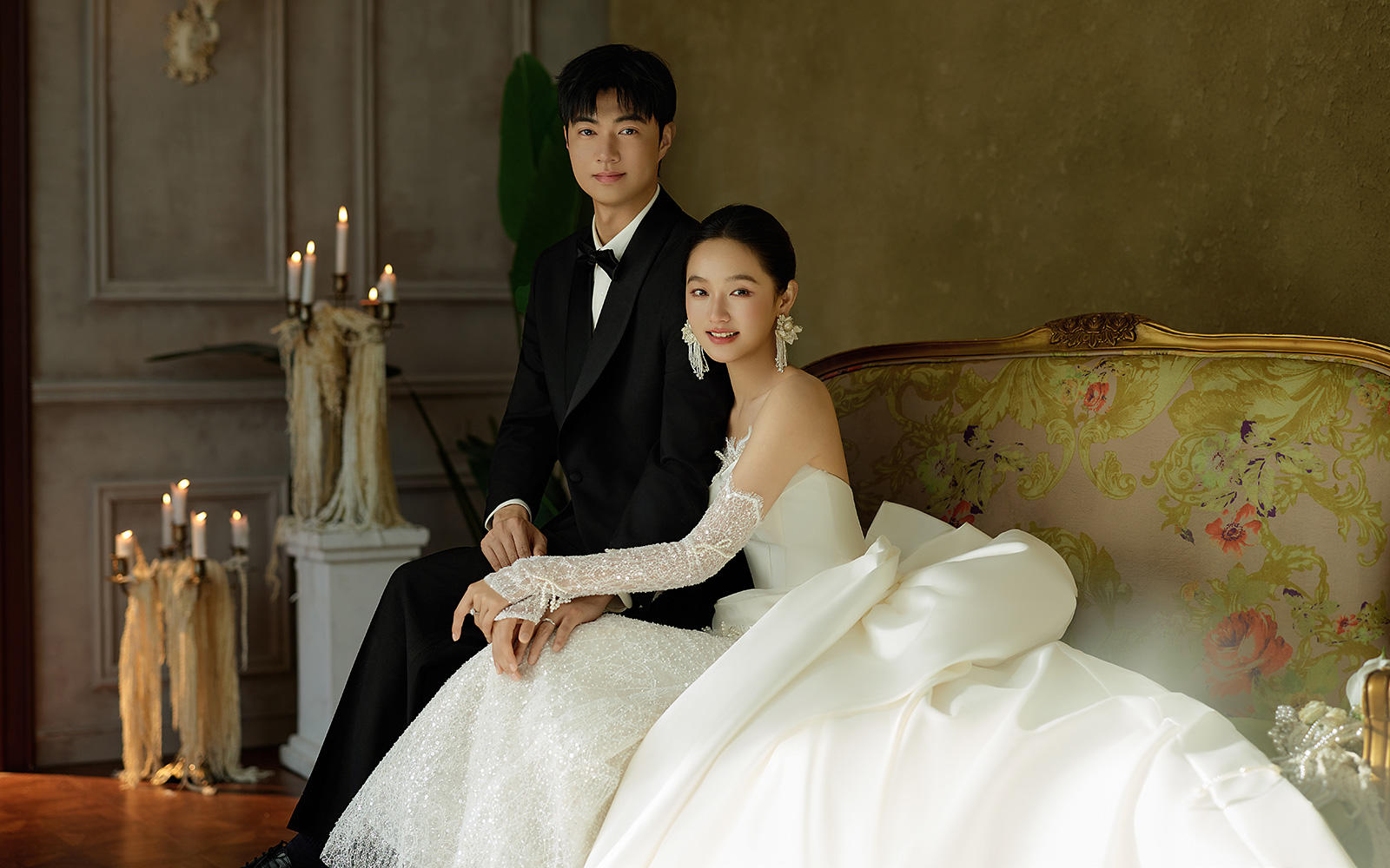 备婚必看❤快去选复古欧式婚纱照太贵气