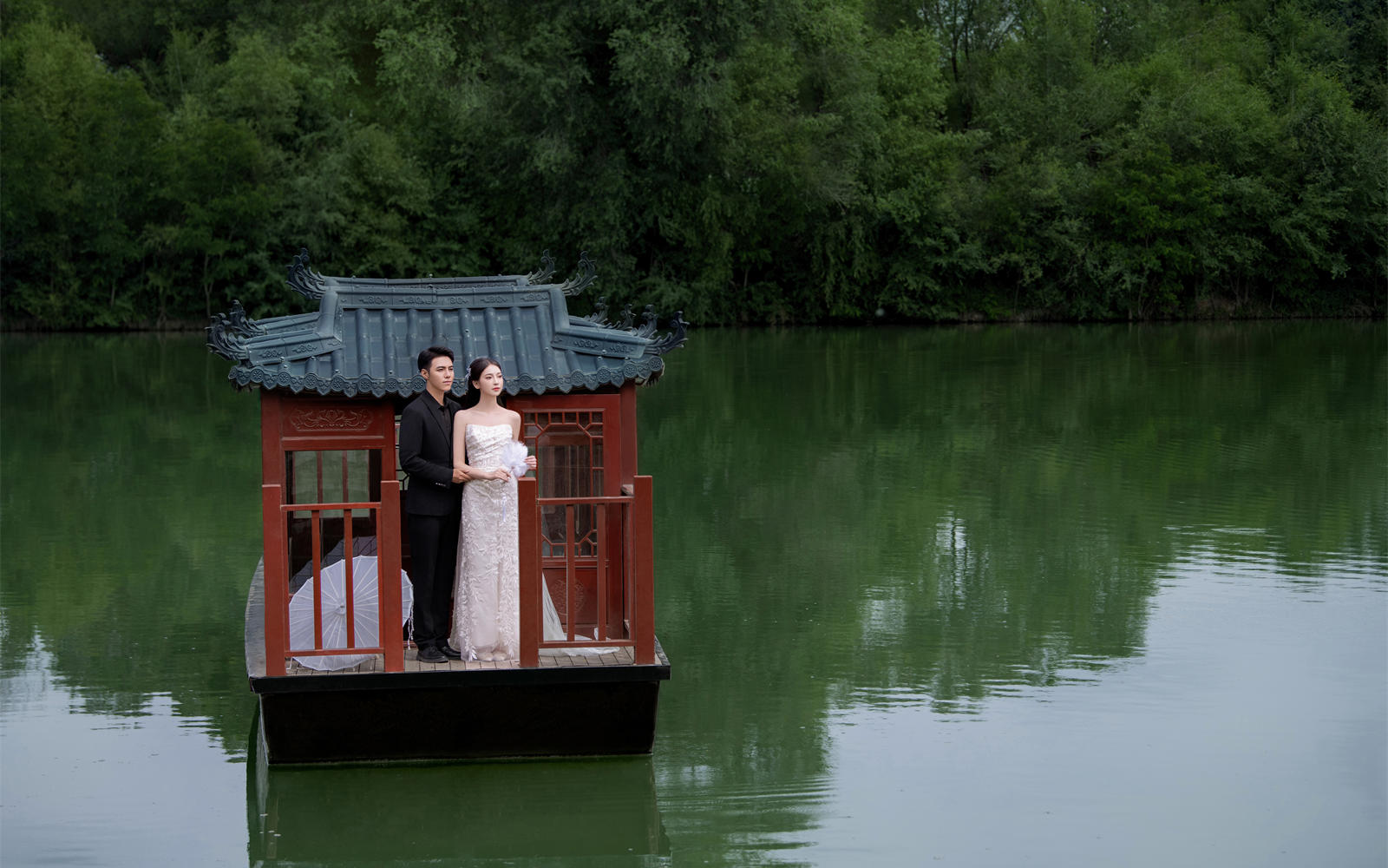 观我旧往 同我仰春🍃新中式园林婚纱照‼️