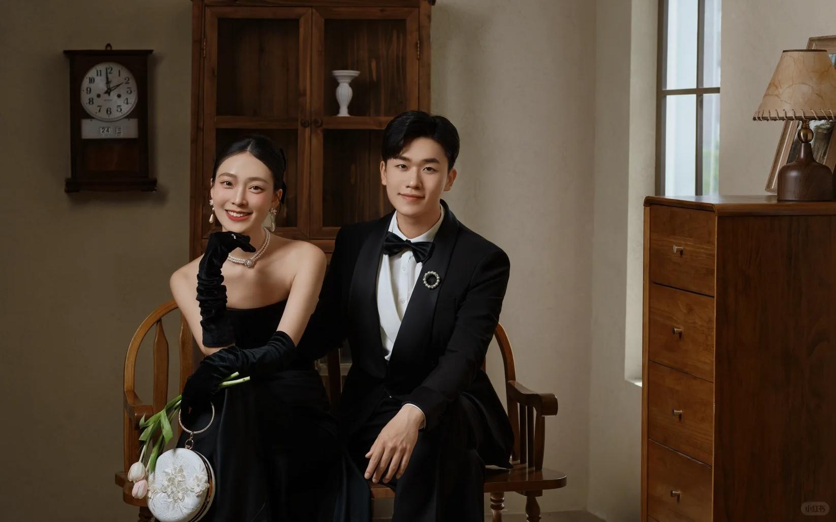 赫本風(fēng)系列 室內(nèi)婚紗照