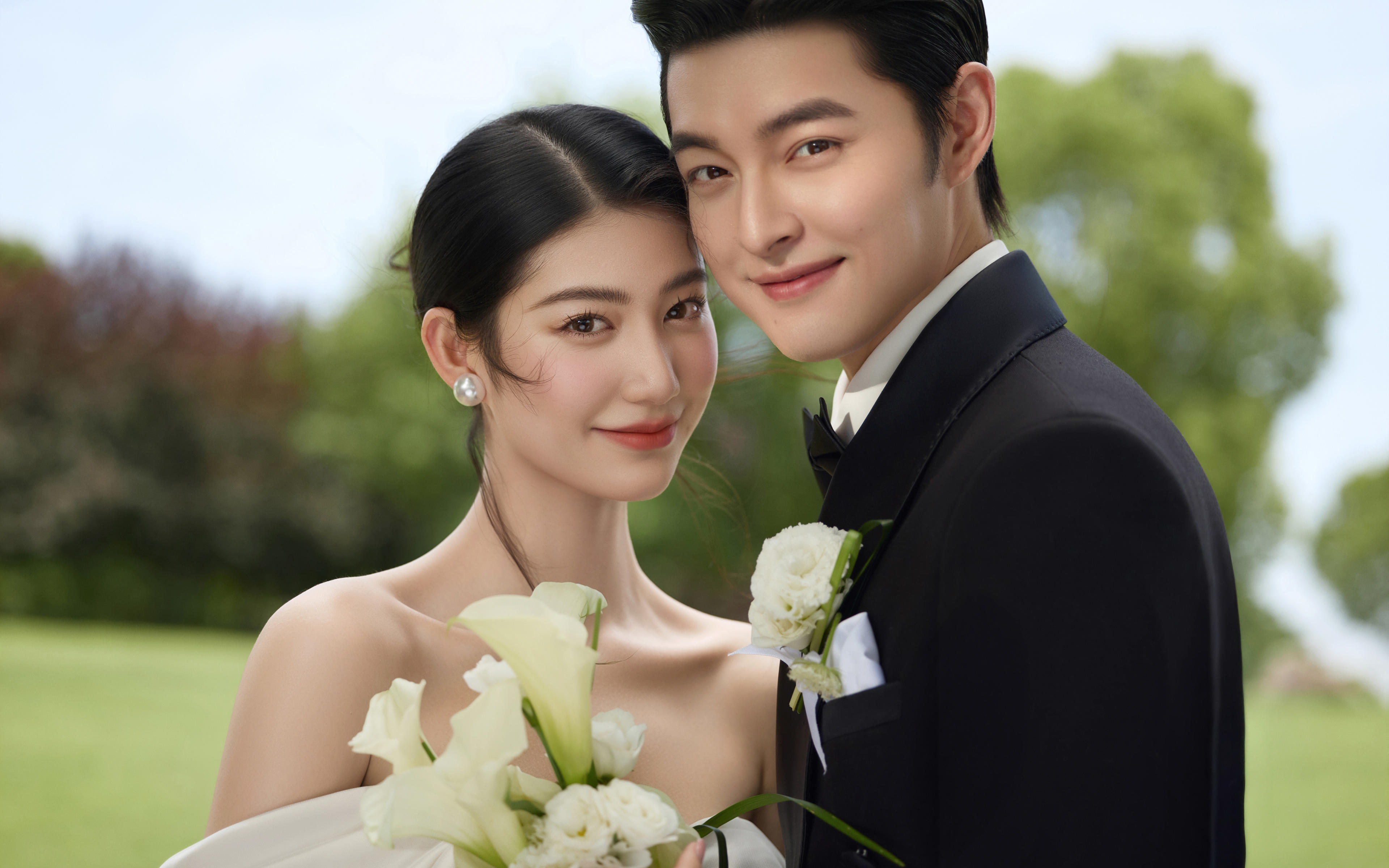 ✨情绪感满分的森系婚纱照美哭啦