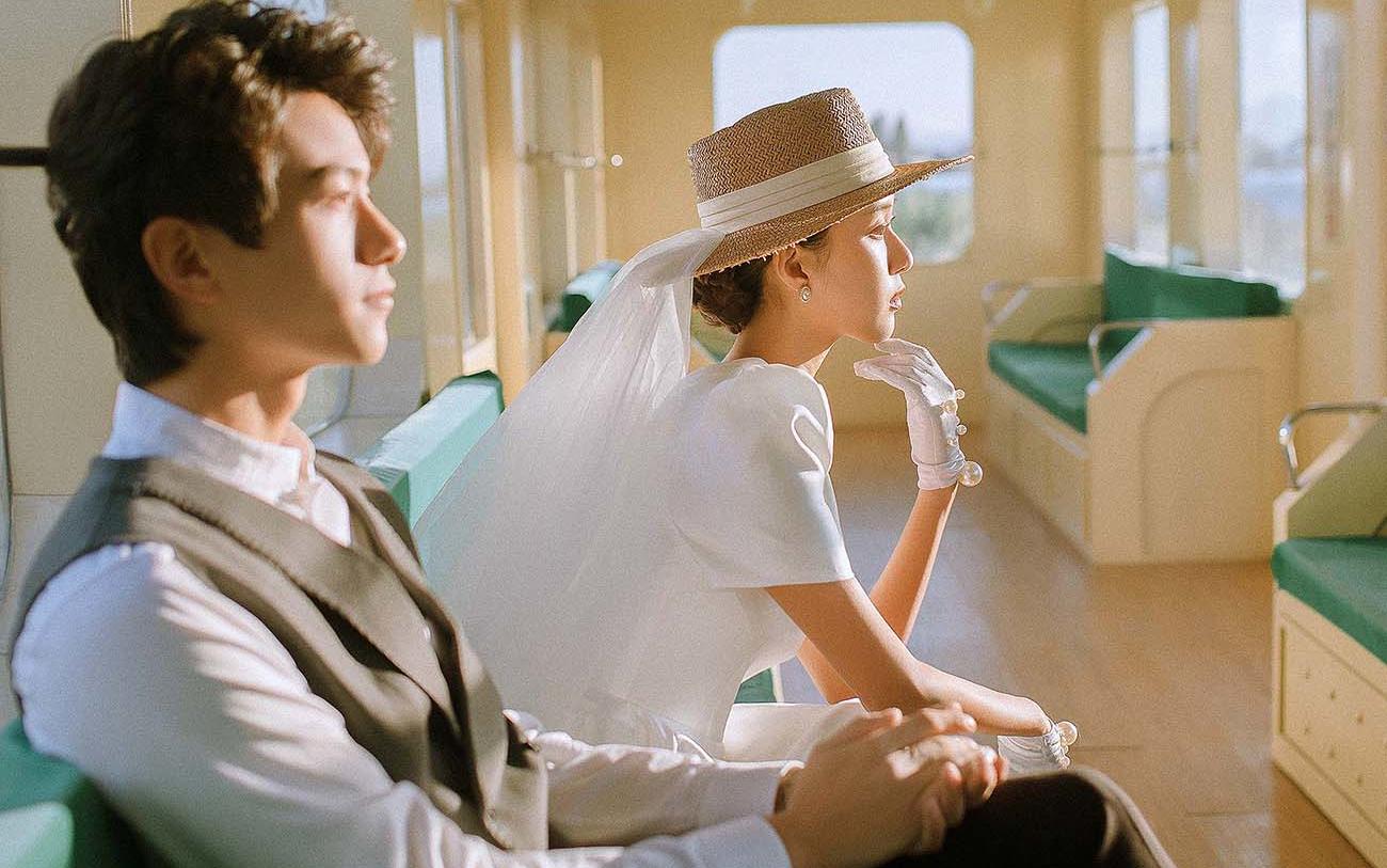 北野九万里~绿皮火车~唯美法式风~杭州旅拍