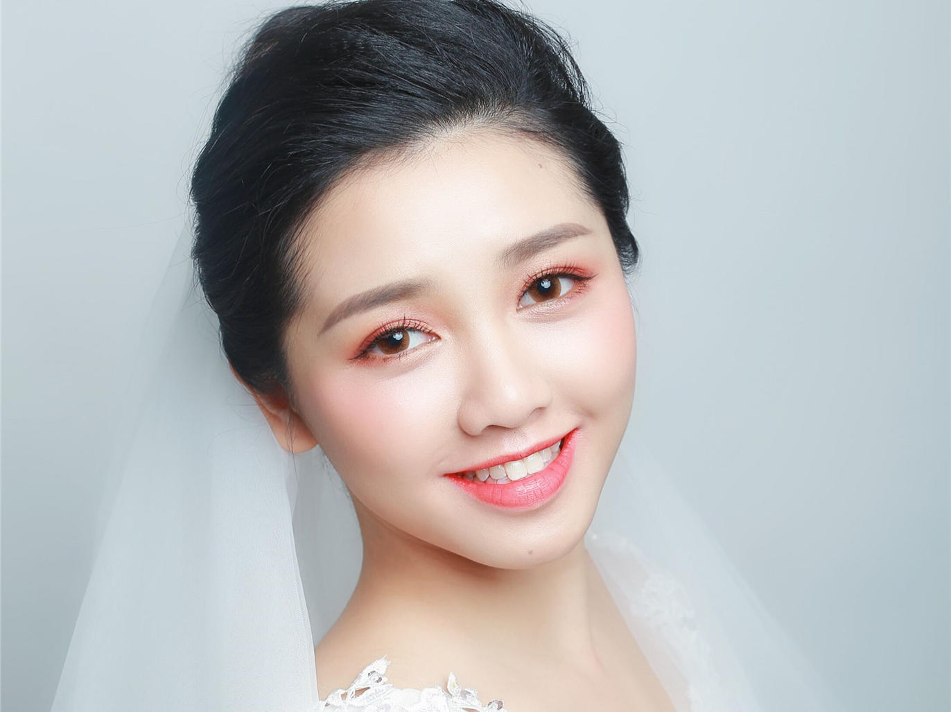 【高性价比】双妆容造型 新娘半天跟妆