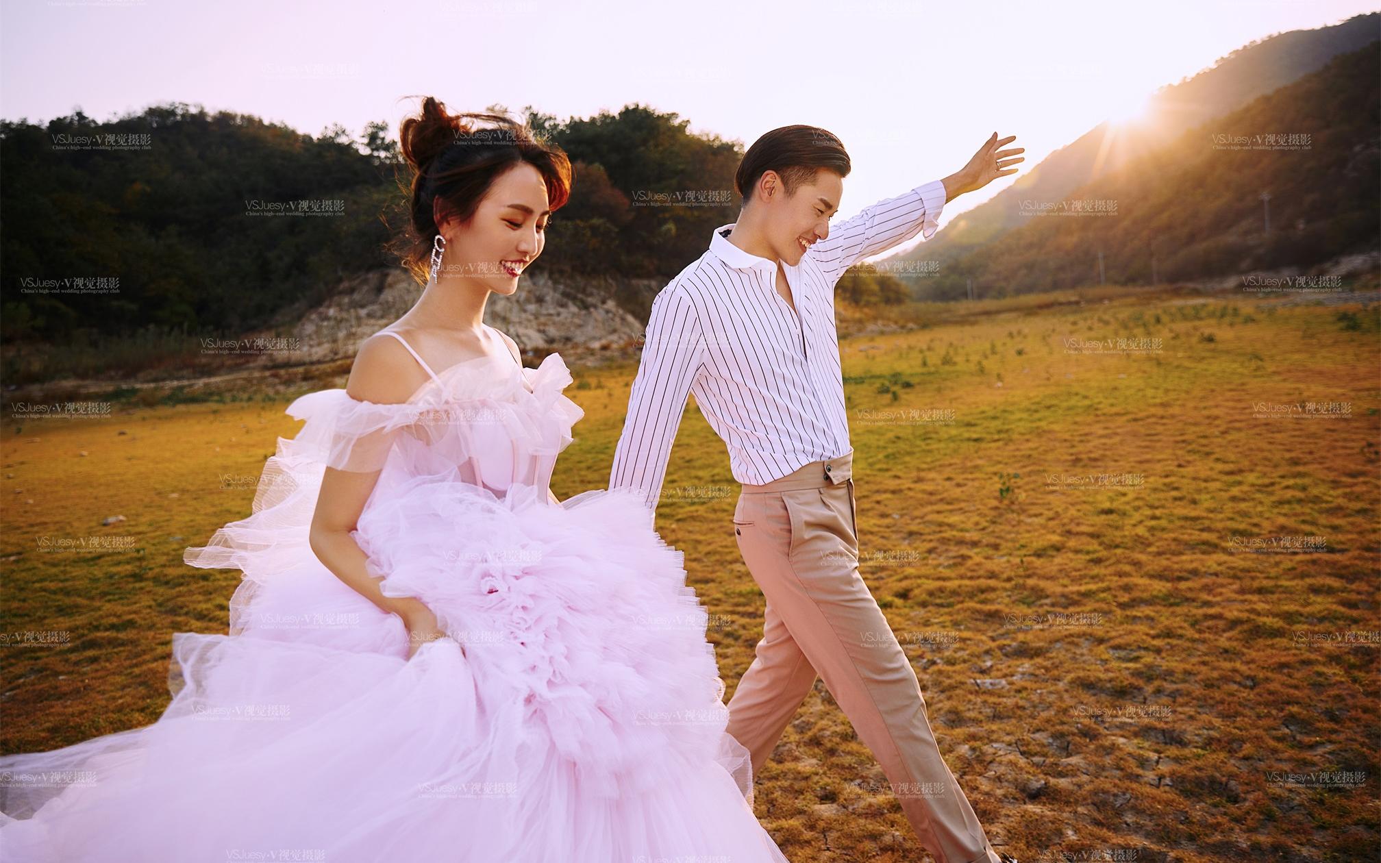 【夕阳拍摄】唯美新时尚张先生&朱女士