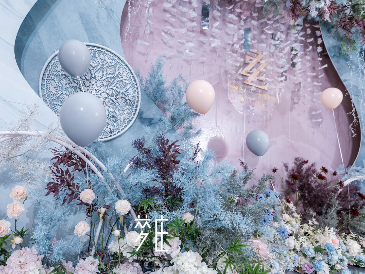 梦庄婚礼——［花间捕梦］花艺设计效果满分