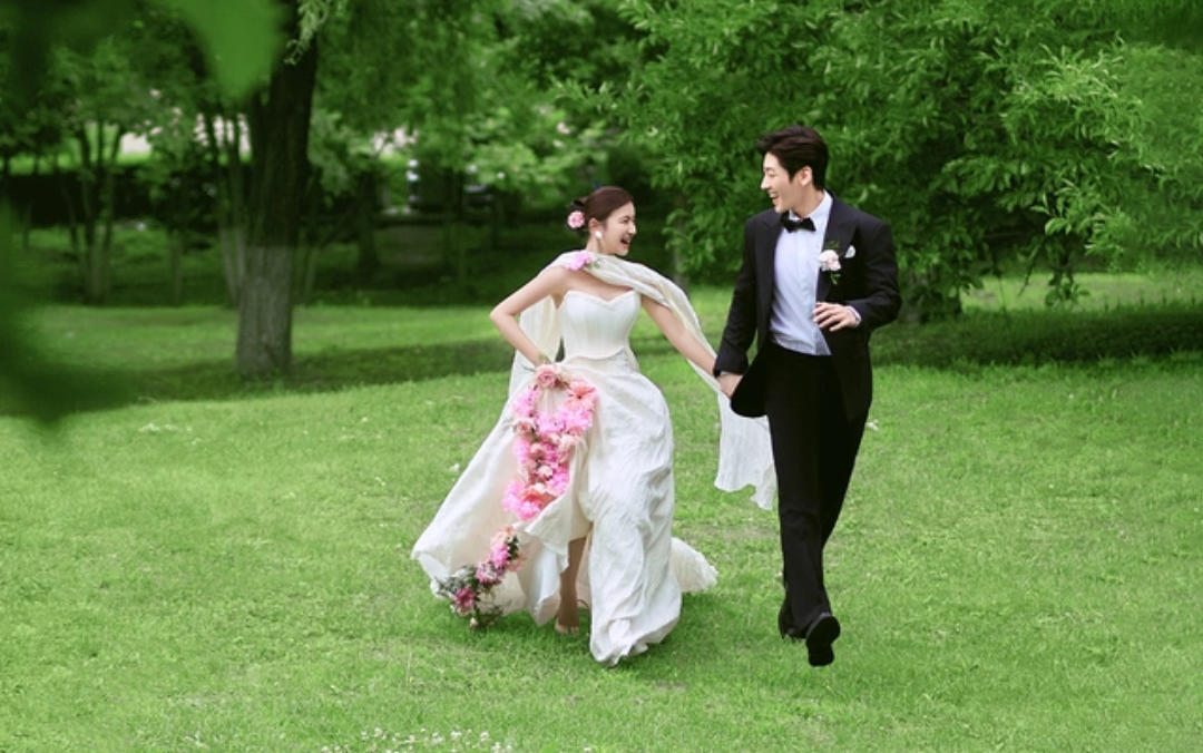 超美小清晰草坪婚紗照