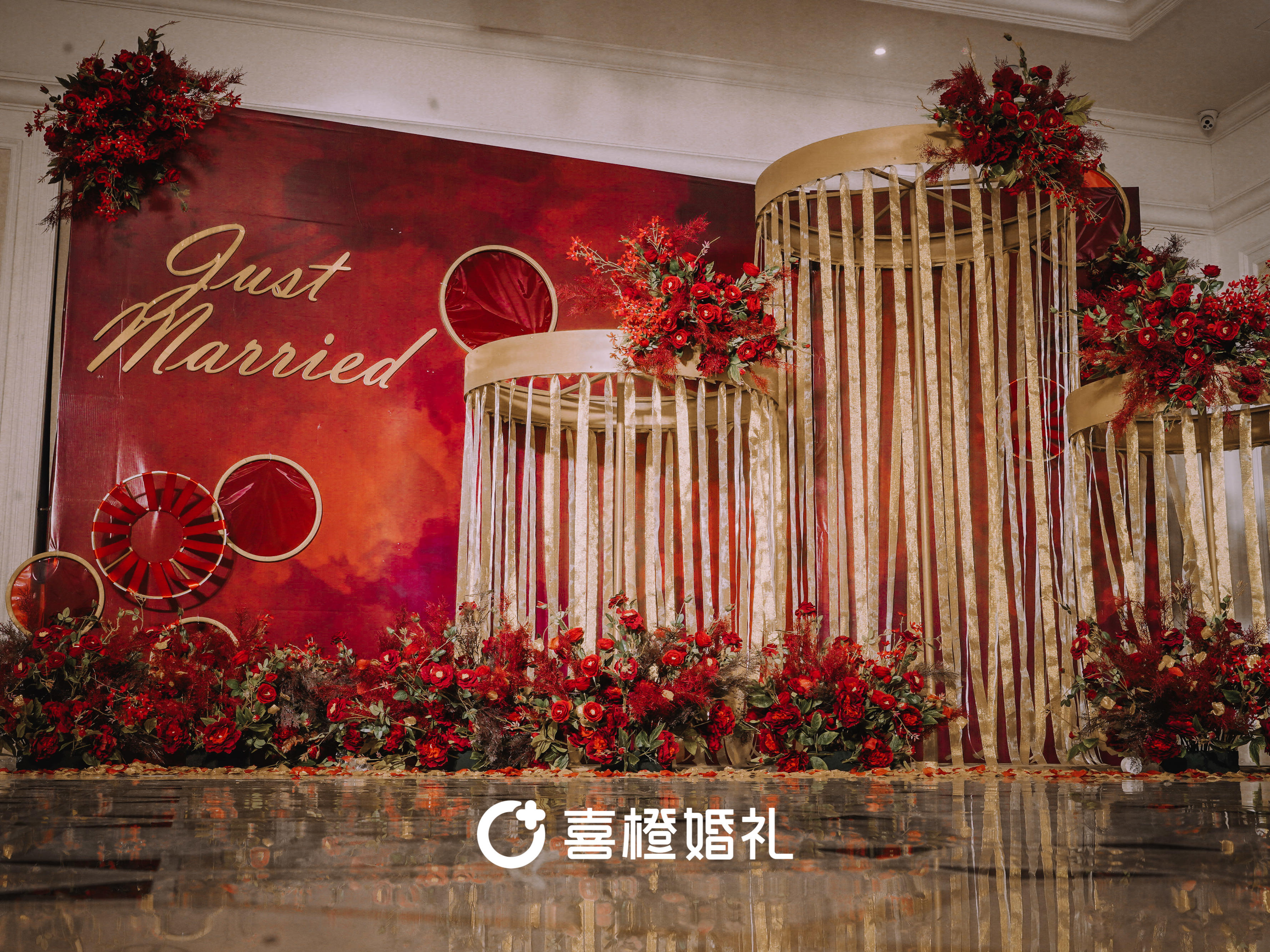 午夜巴黎/红色/金色/复古风