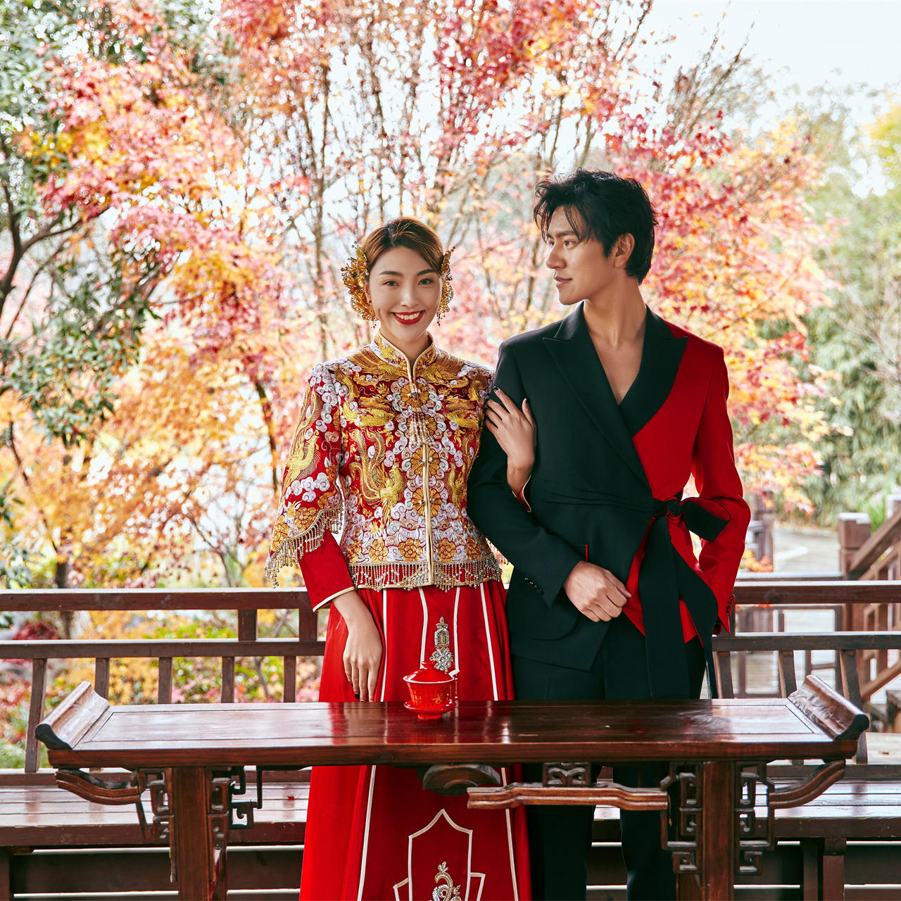 中国红||不一样婚纱照