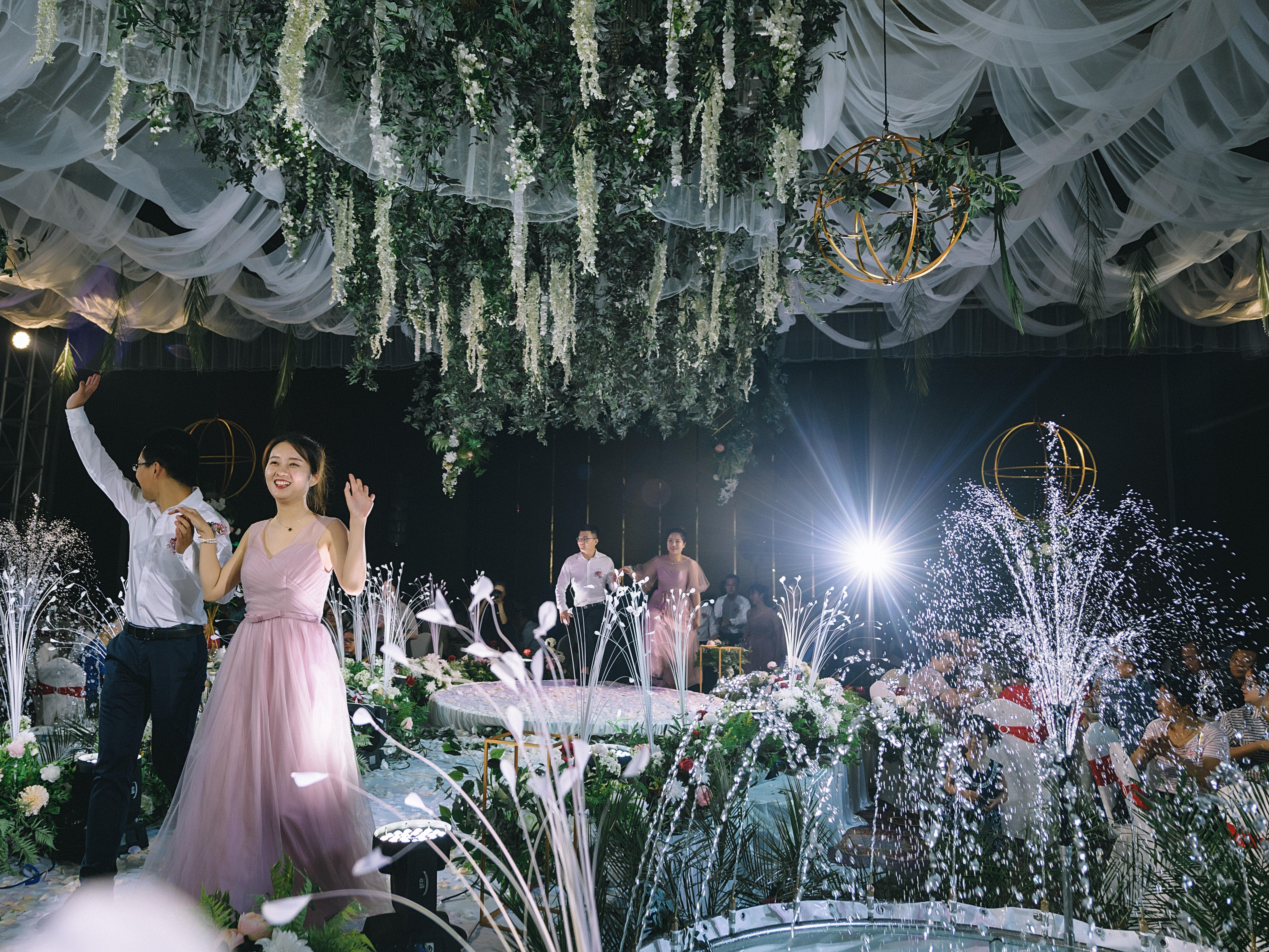 宿迁唯美婚礼清新ins风格 花艺设计效果满分