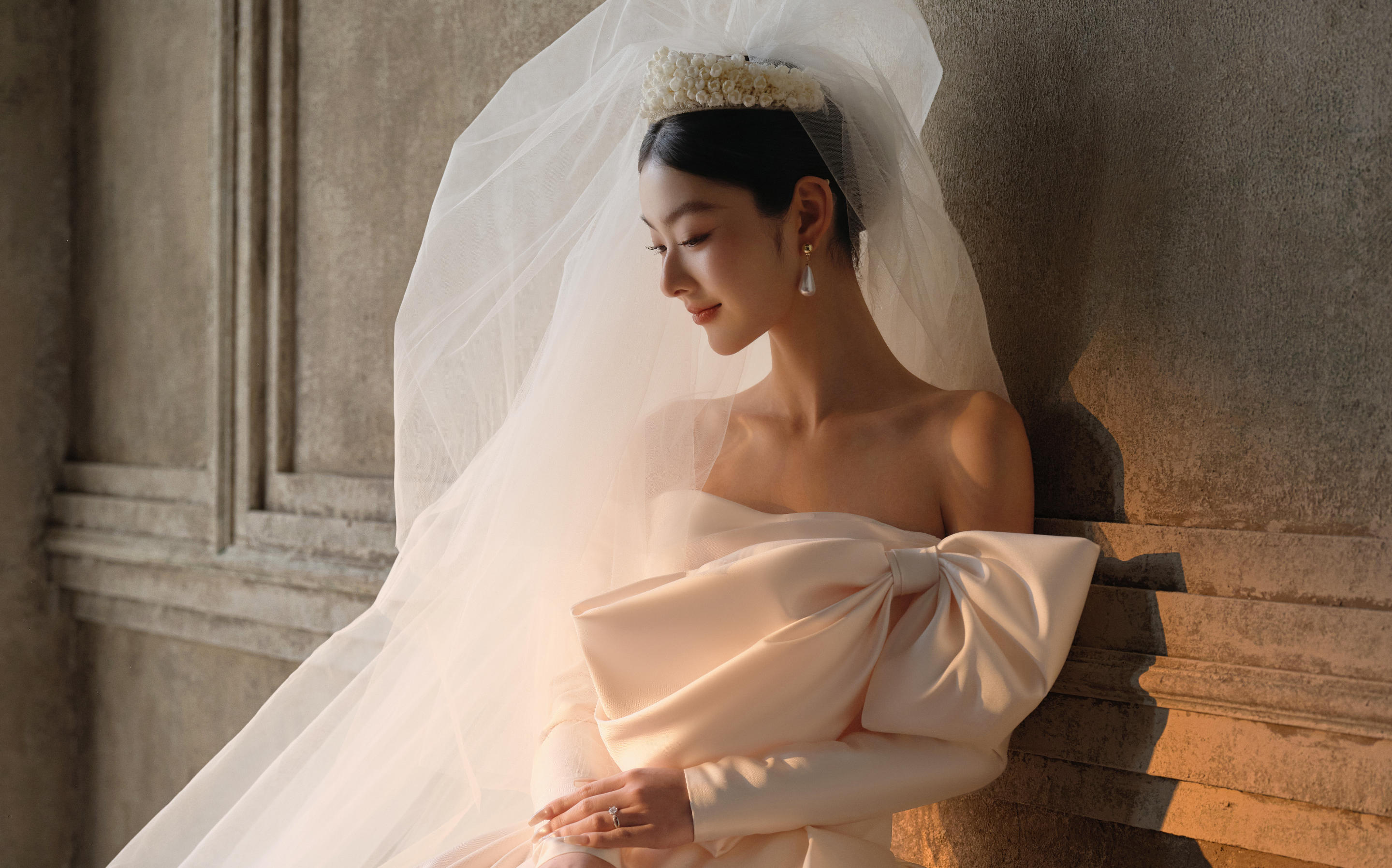 👰欧式宫廷风主纱，氛围感拉满💯