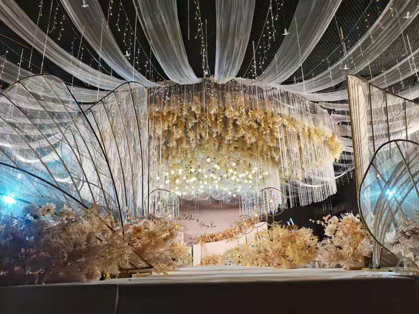 人气爆棚香槟色婚礼汇峰大酒店婚礼