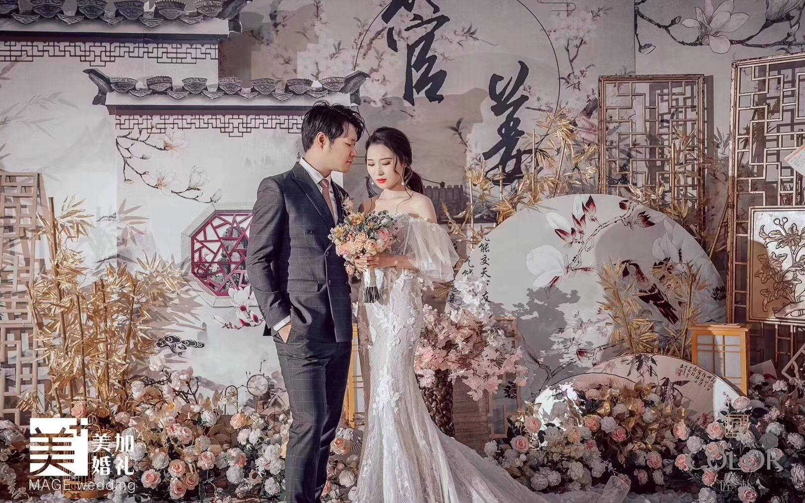「美加婚禮」天青色等煙雨，而我在等你