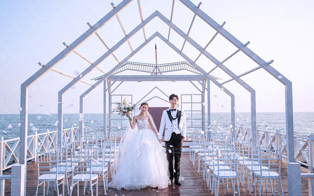 城市轻旅婚照 穿着婚纱去旅行【十服十造+6放大】