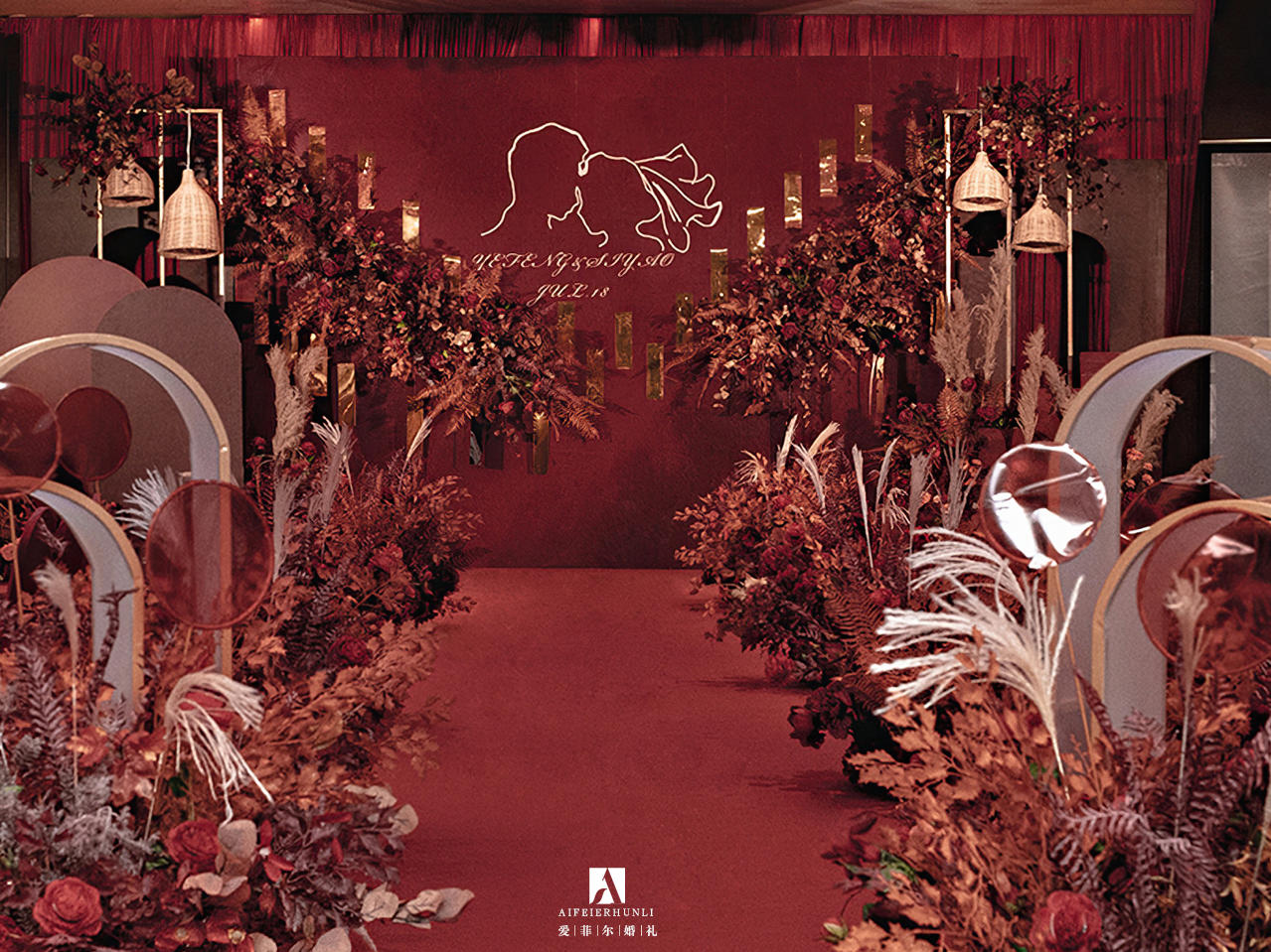 网红复古婚礼#含3大人员