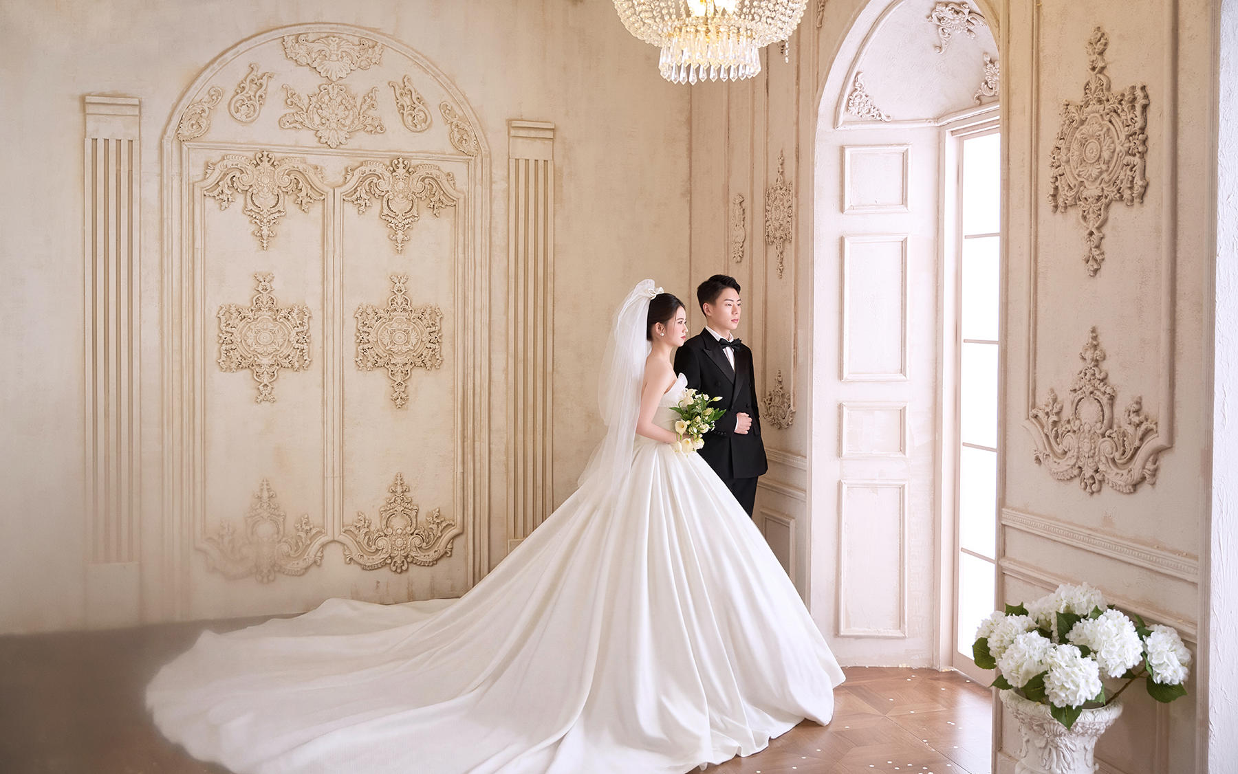 客片分享~殿堂为幕，许你一世宫廷浪漫