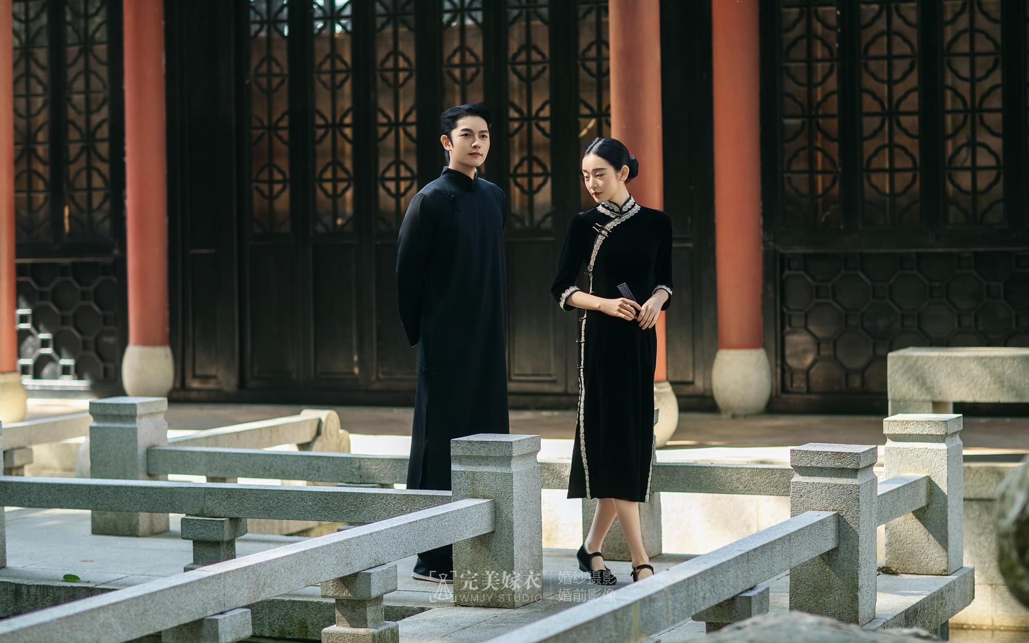 【芳華如故】圓夢中式民國復(fù)古園林旗袍婚紗照