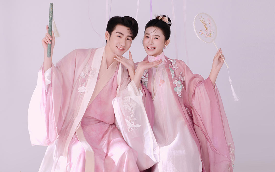 【西北龙摄影】粉嘟嘟汉服婚纱照