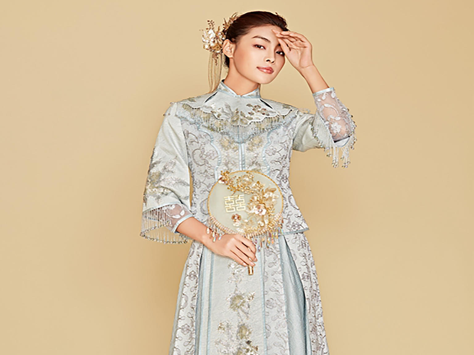 【豆苗原创设计】爱的婚纱新款原创3+2套餐