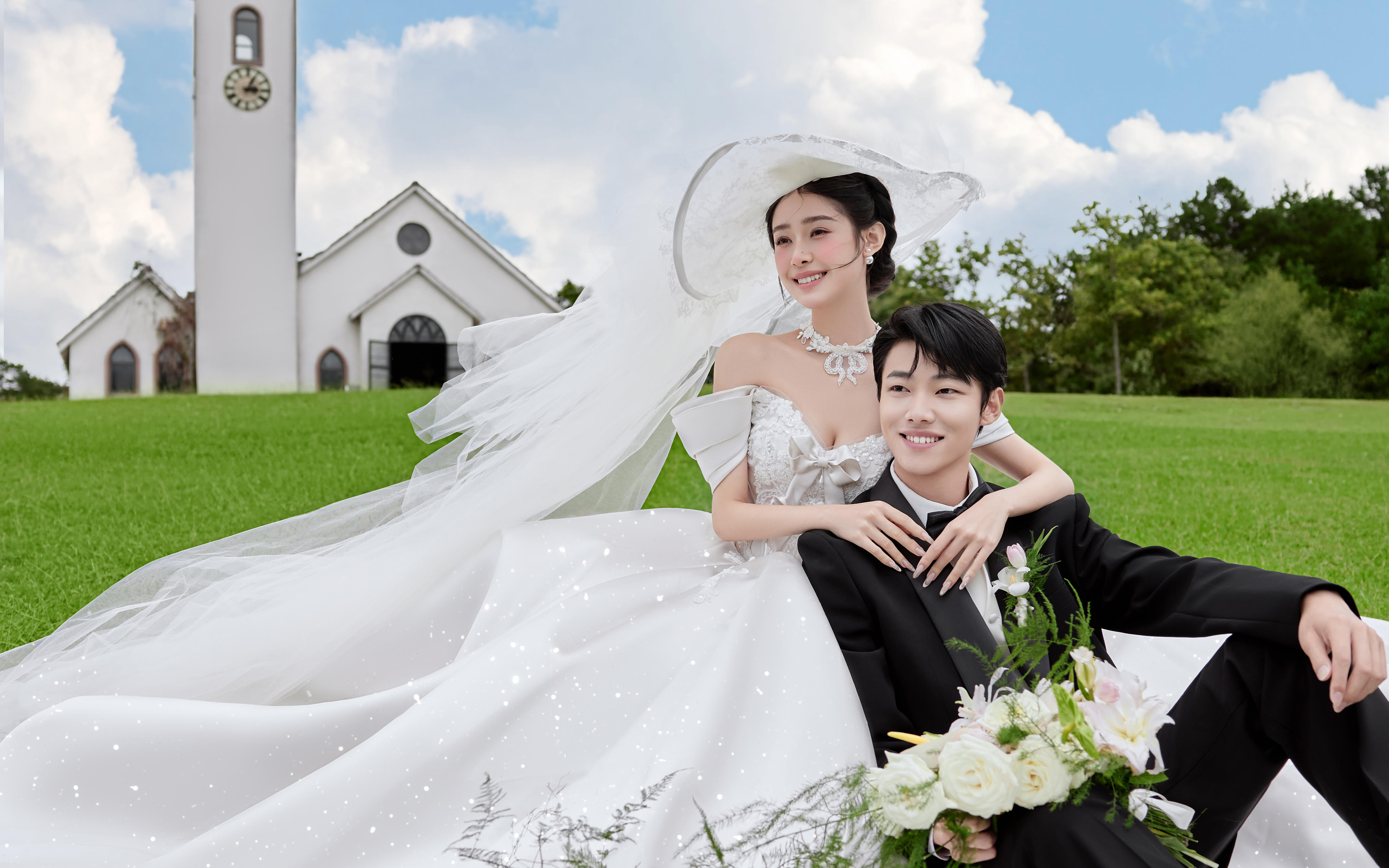 【萊色視覺(jué)】超美的戶外教堂婚禮婚紗照??