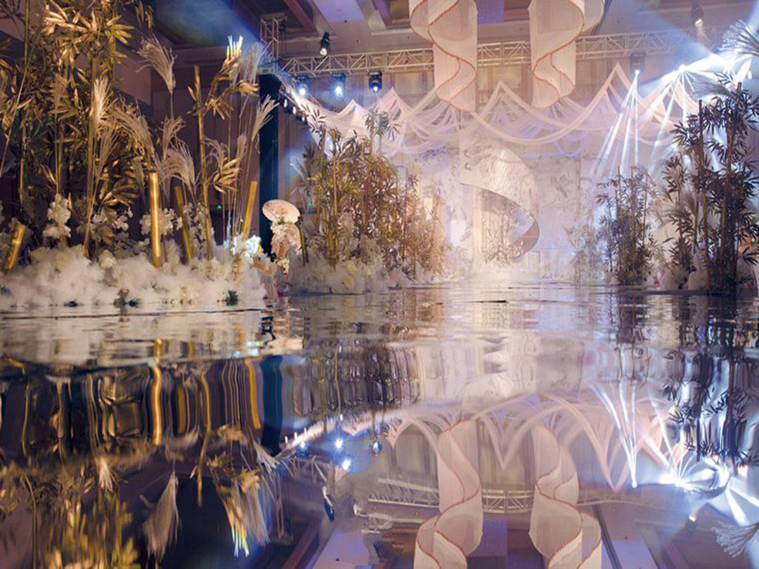 六盘水爱斐堡主题婚礼：新中式《粉》