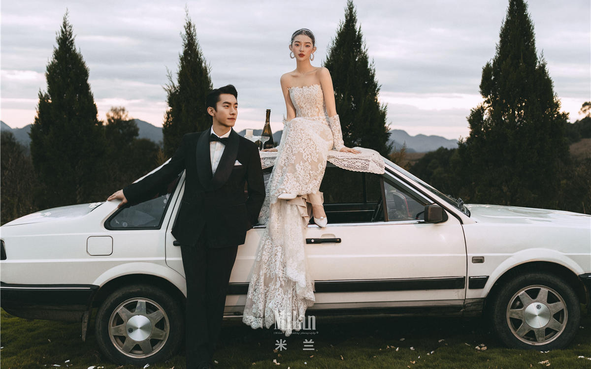 复古车婚纱照｜山野间的松弛浪漫我悟了✨