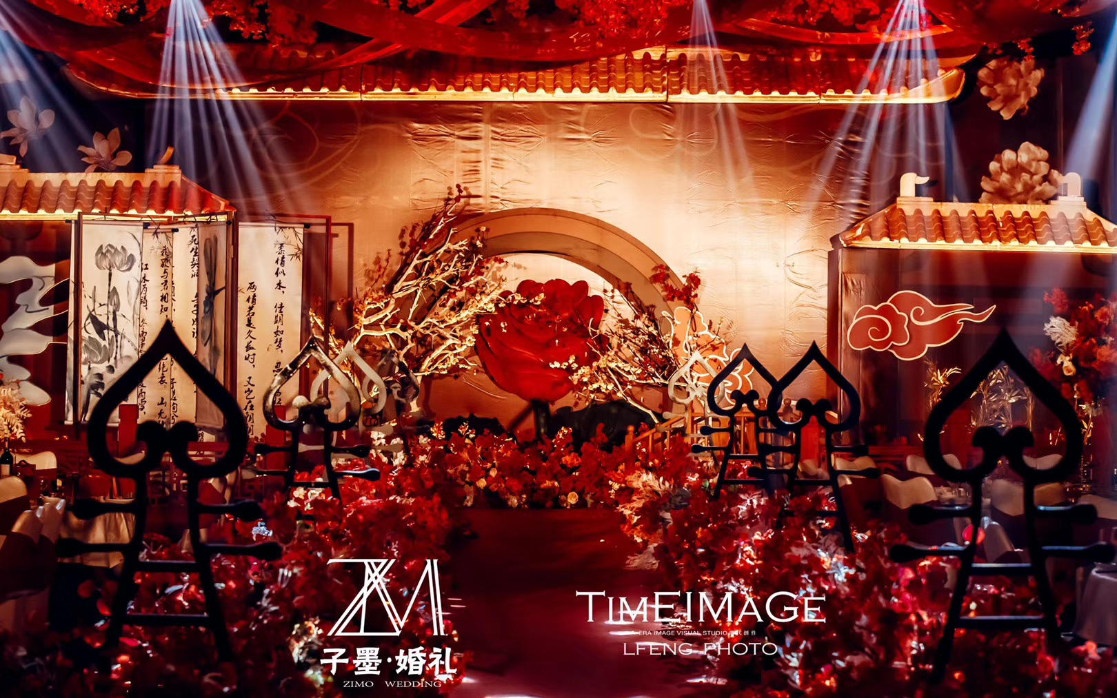 子墨婚礼——红色复古中式婚礼