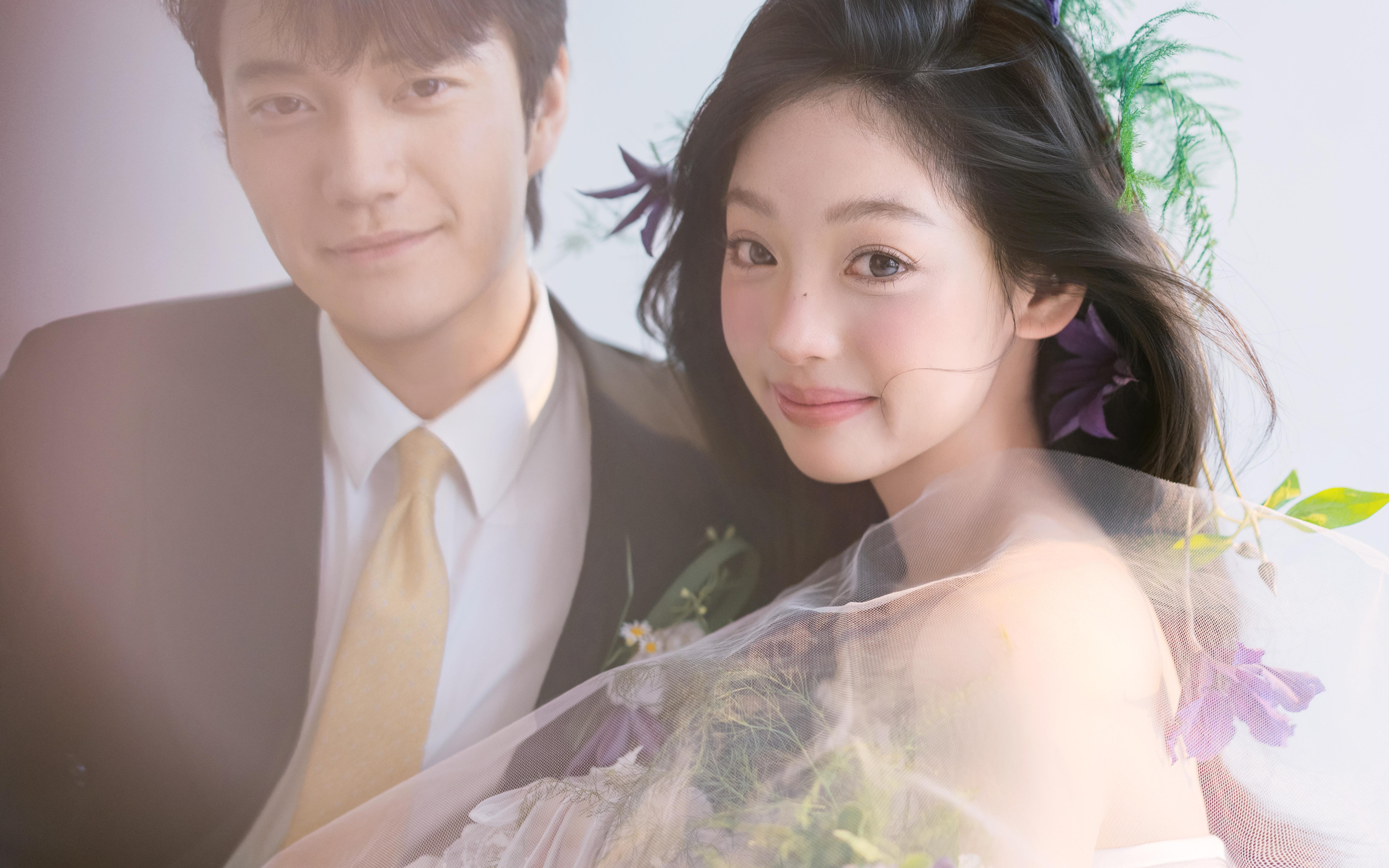 森系氛围感婚纱照  甜度满分太绝啦