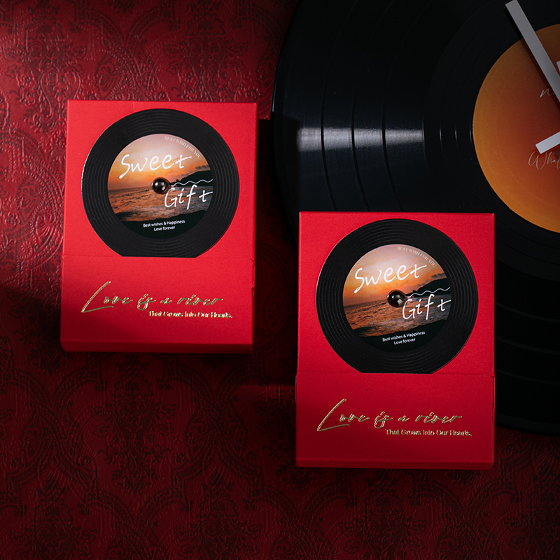 50个唱片喜糖盒ins风