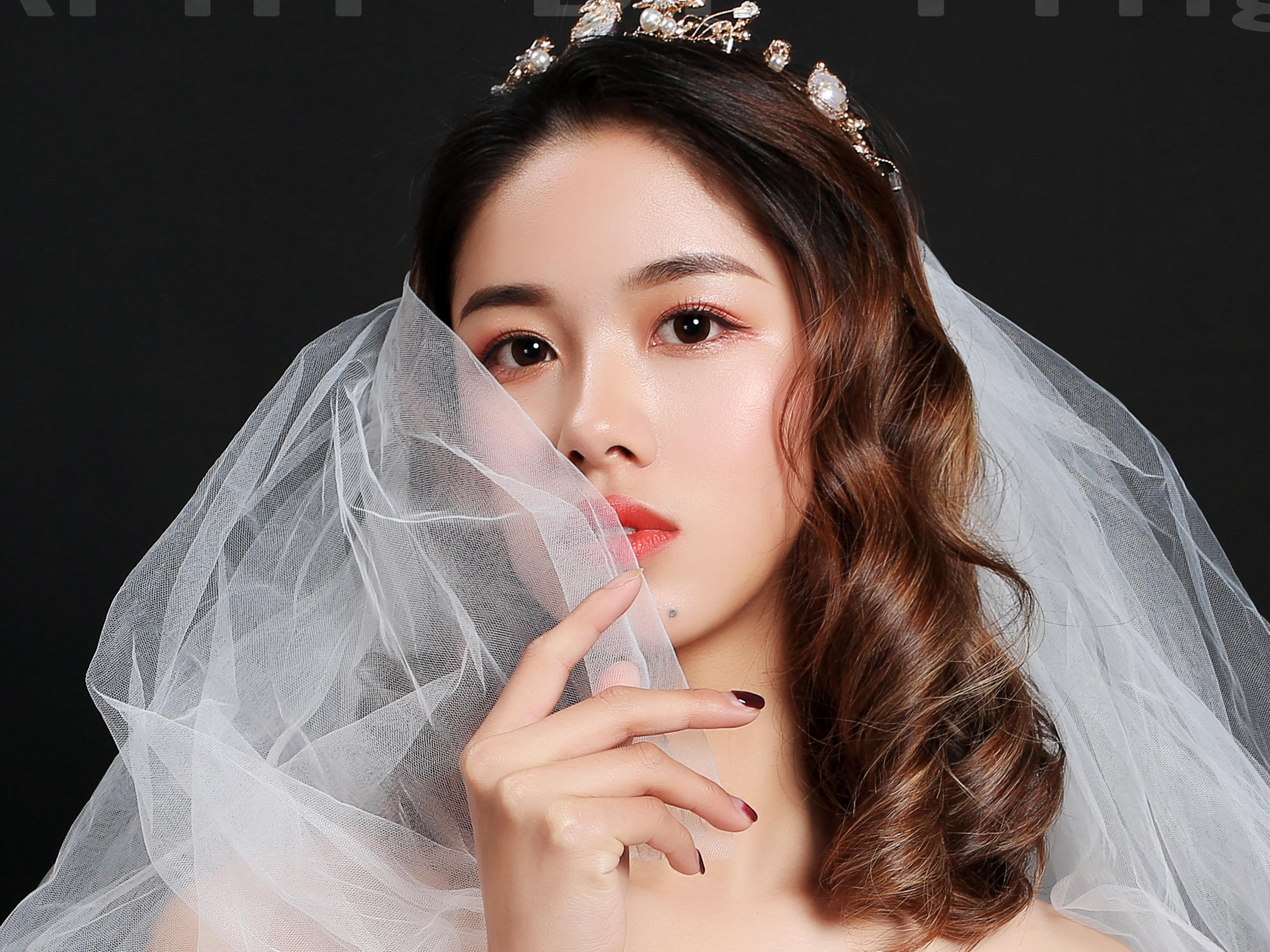 台州温岭新娘韩式简约订婚妆380元