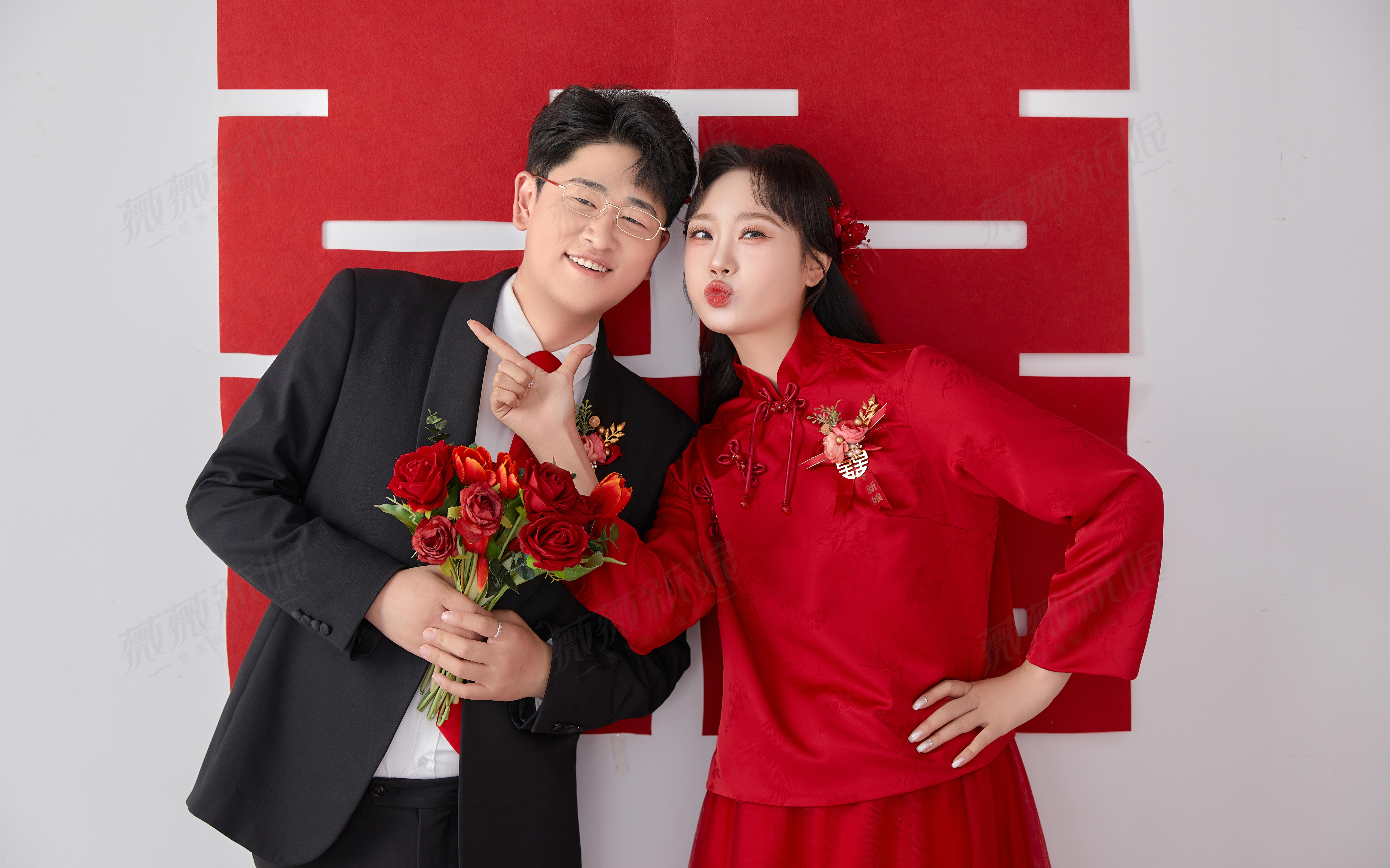 2025美出圈的結(jié)婚證件照婚紗照