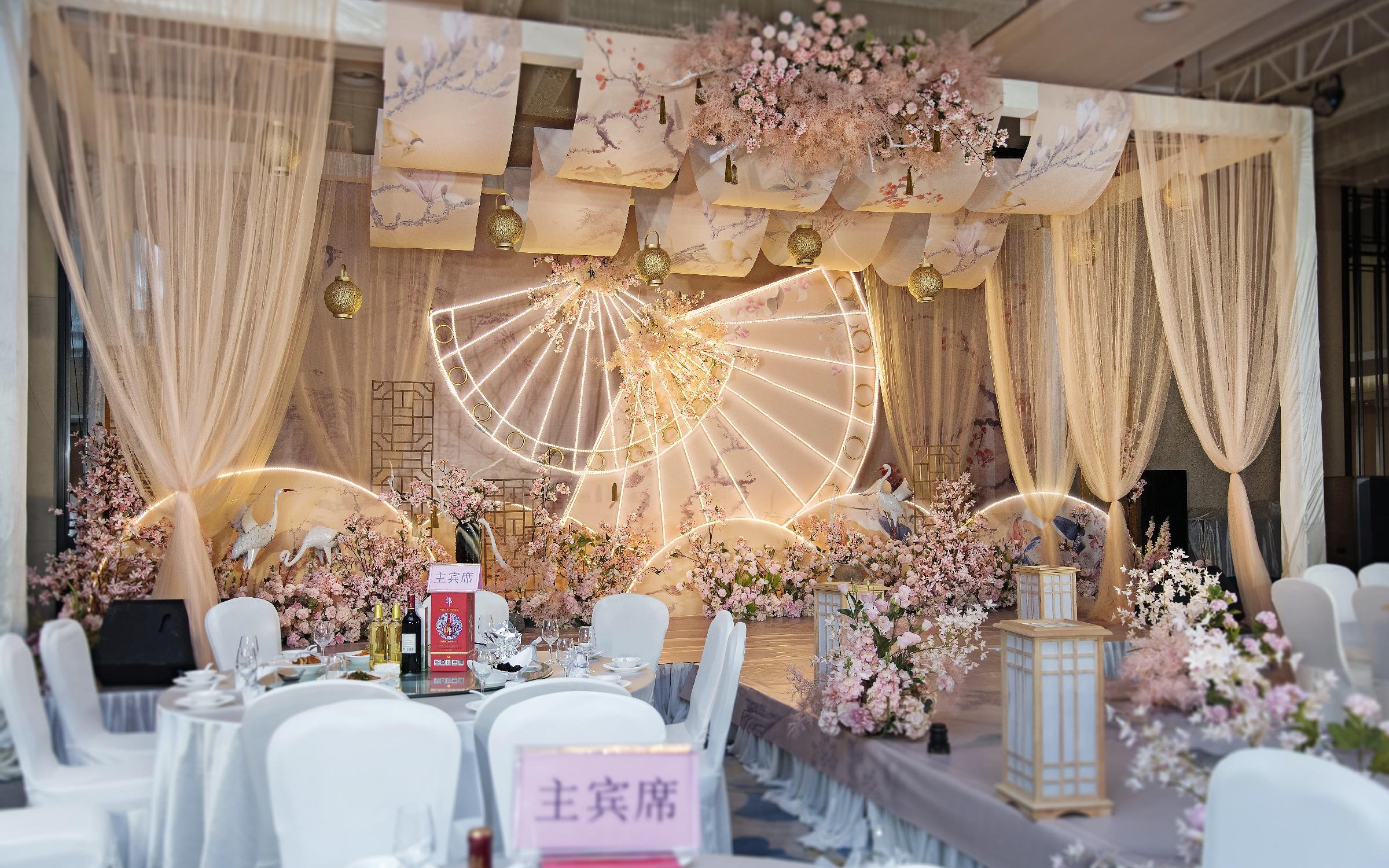 唯爱婚礼 香槟色新中式婚礼