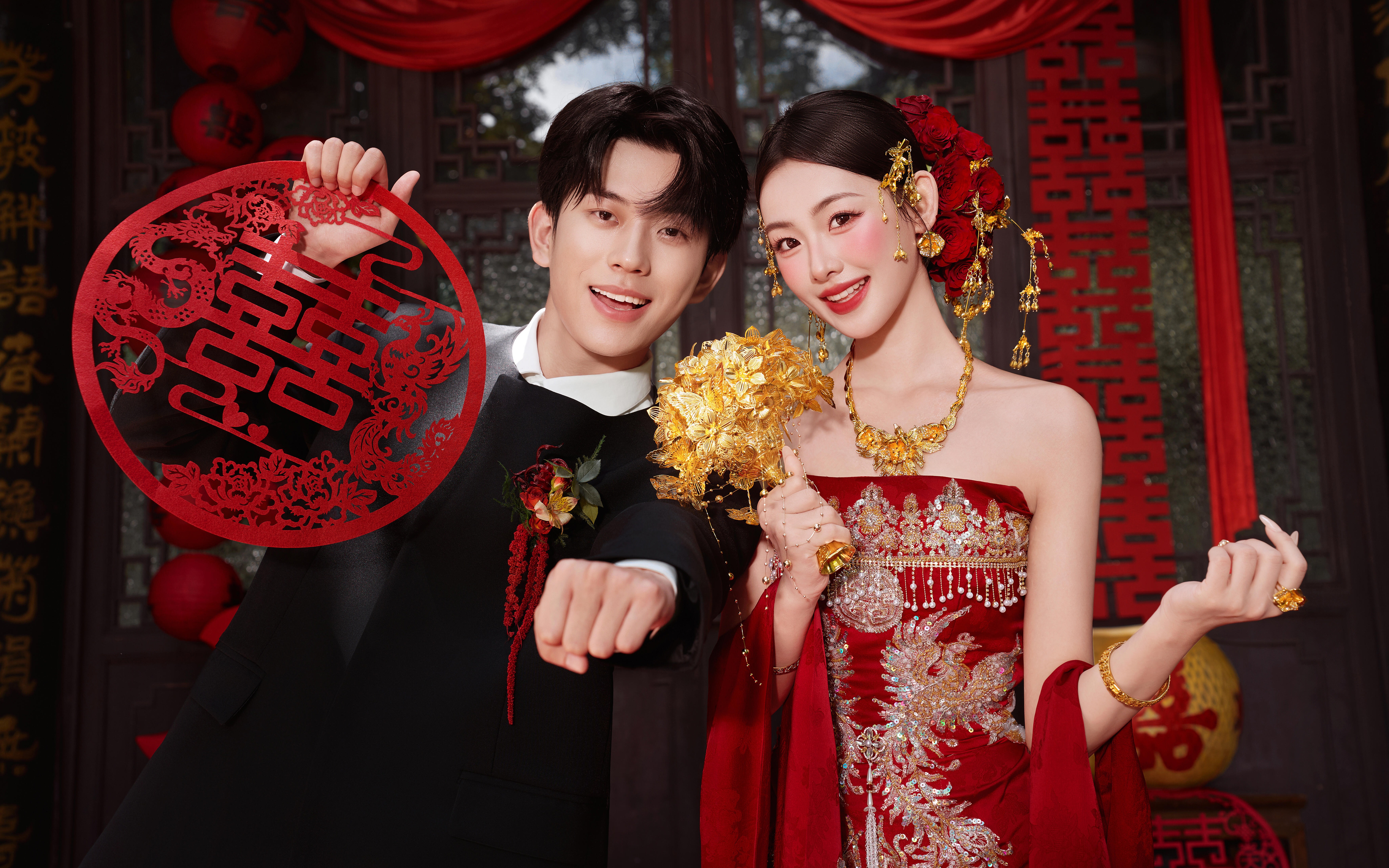 【新中式喜嫁】以中国红为媒，承中式古韵