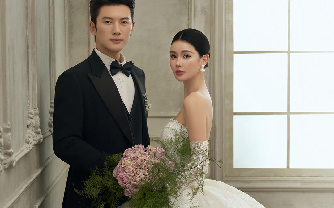 【西北龙摄影】美到犯规高定油画婚纱照