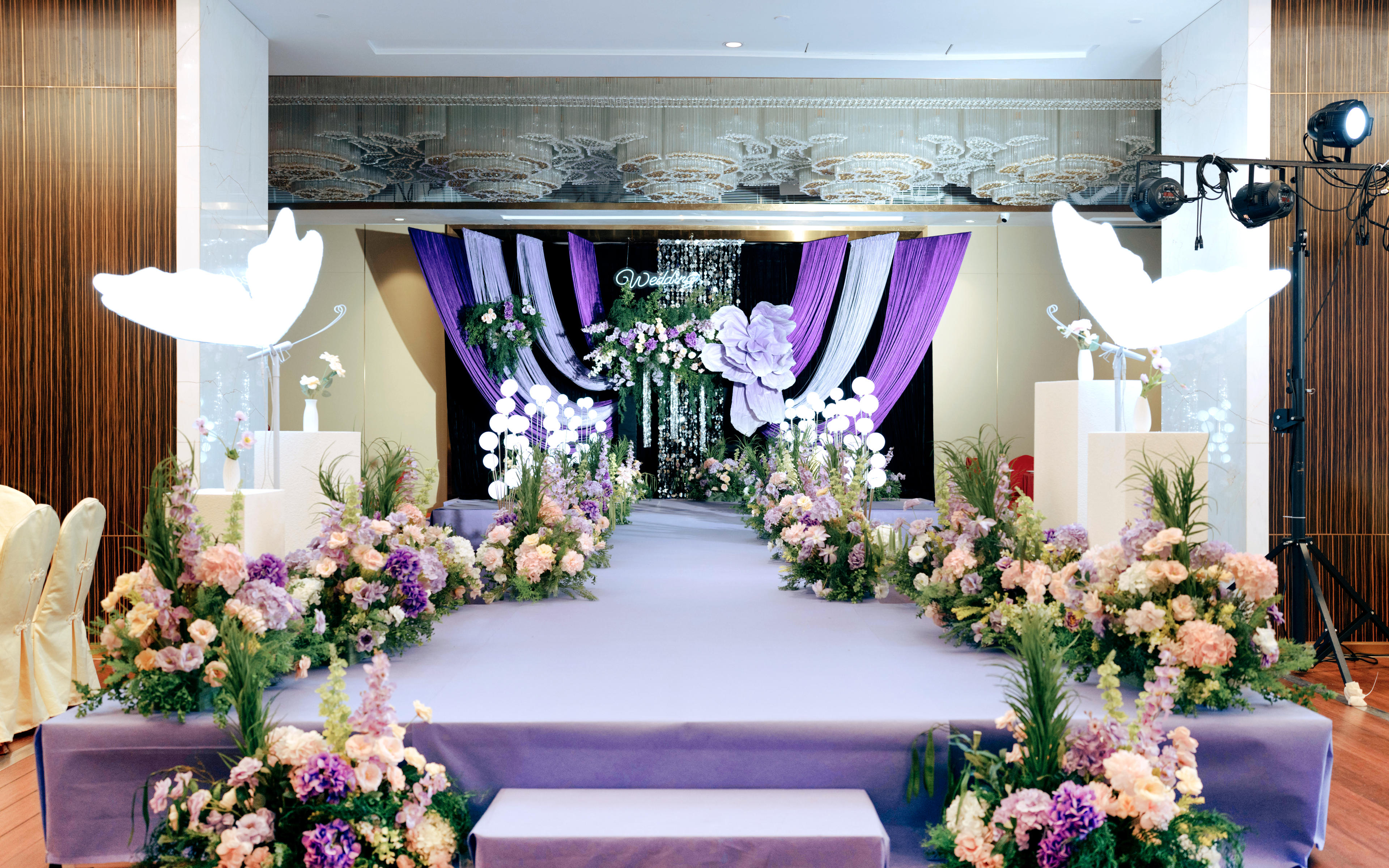 紫色夢(mèng)幼婚禮/沉浸式浪漫氛圍感