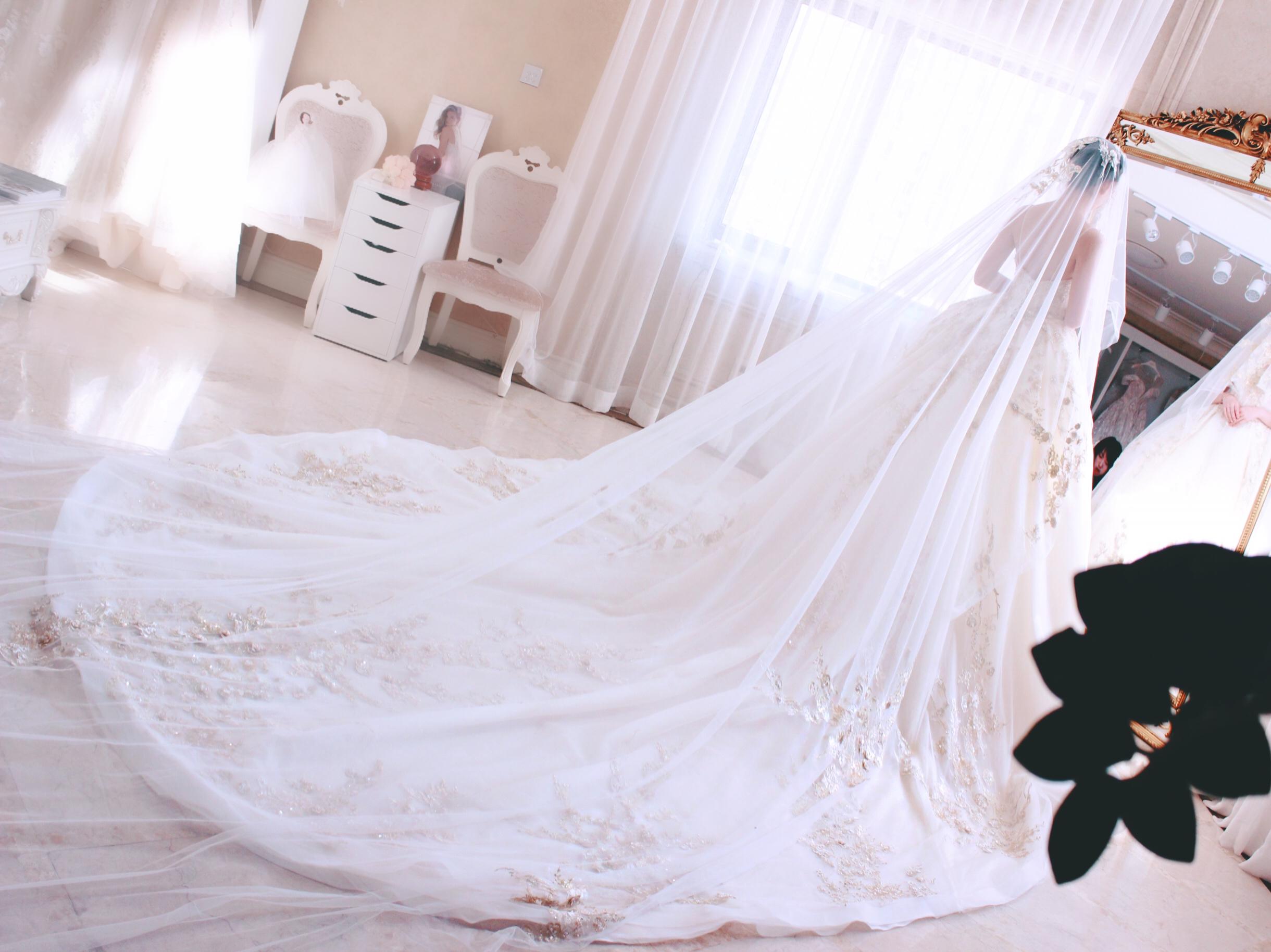 【轻奢套系】主纱+手绣马来袍+敬酒服+中式饰品