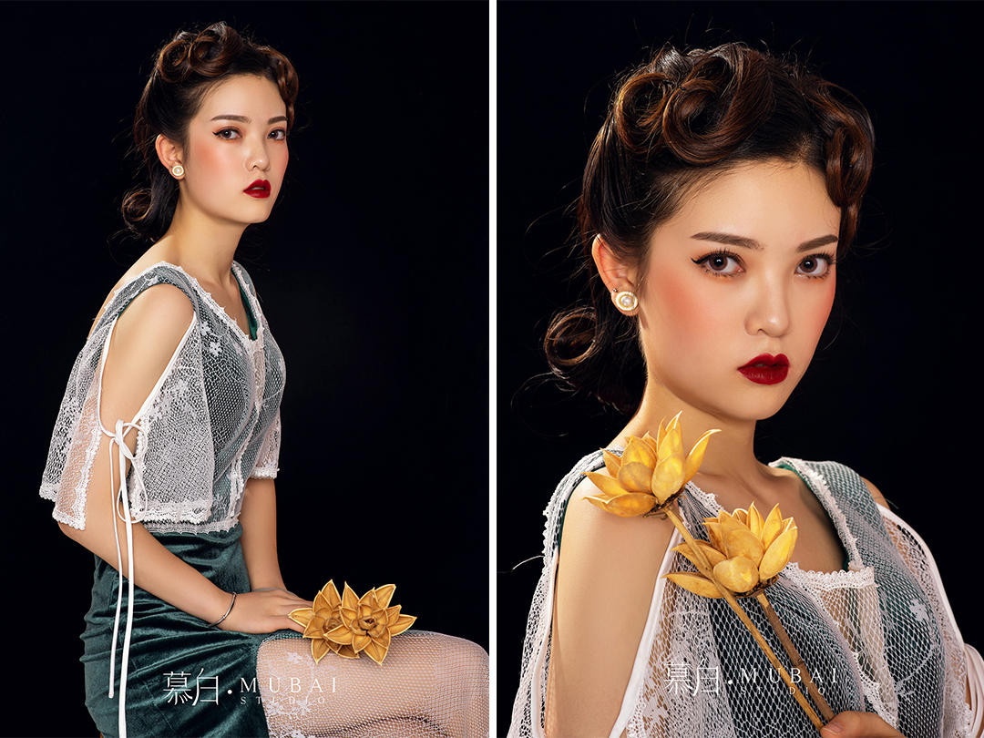 慕白彩妆造型 上门新娘早妆380+伴娘