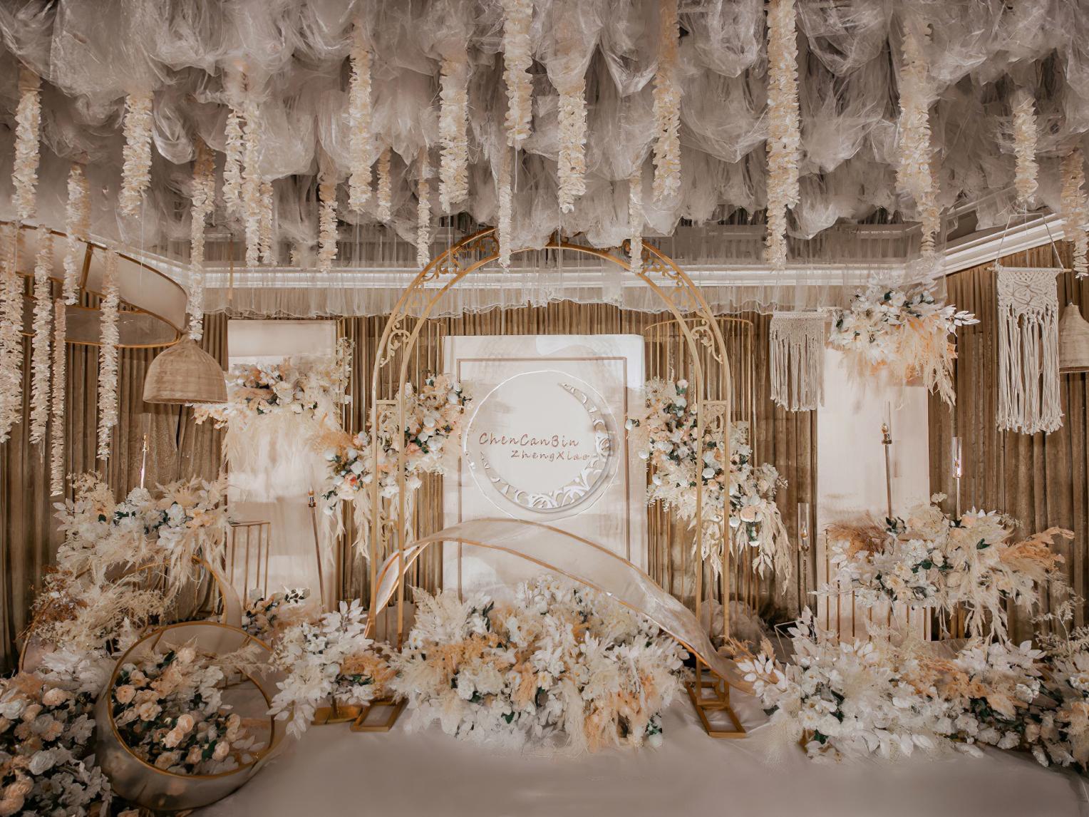 【奢华小资】|美谊婚礼|春享静语·香槟白色-奢华