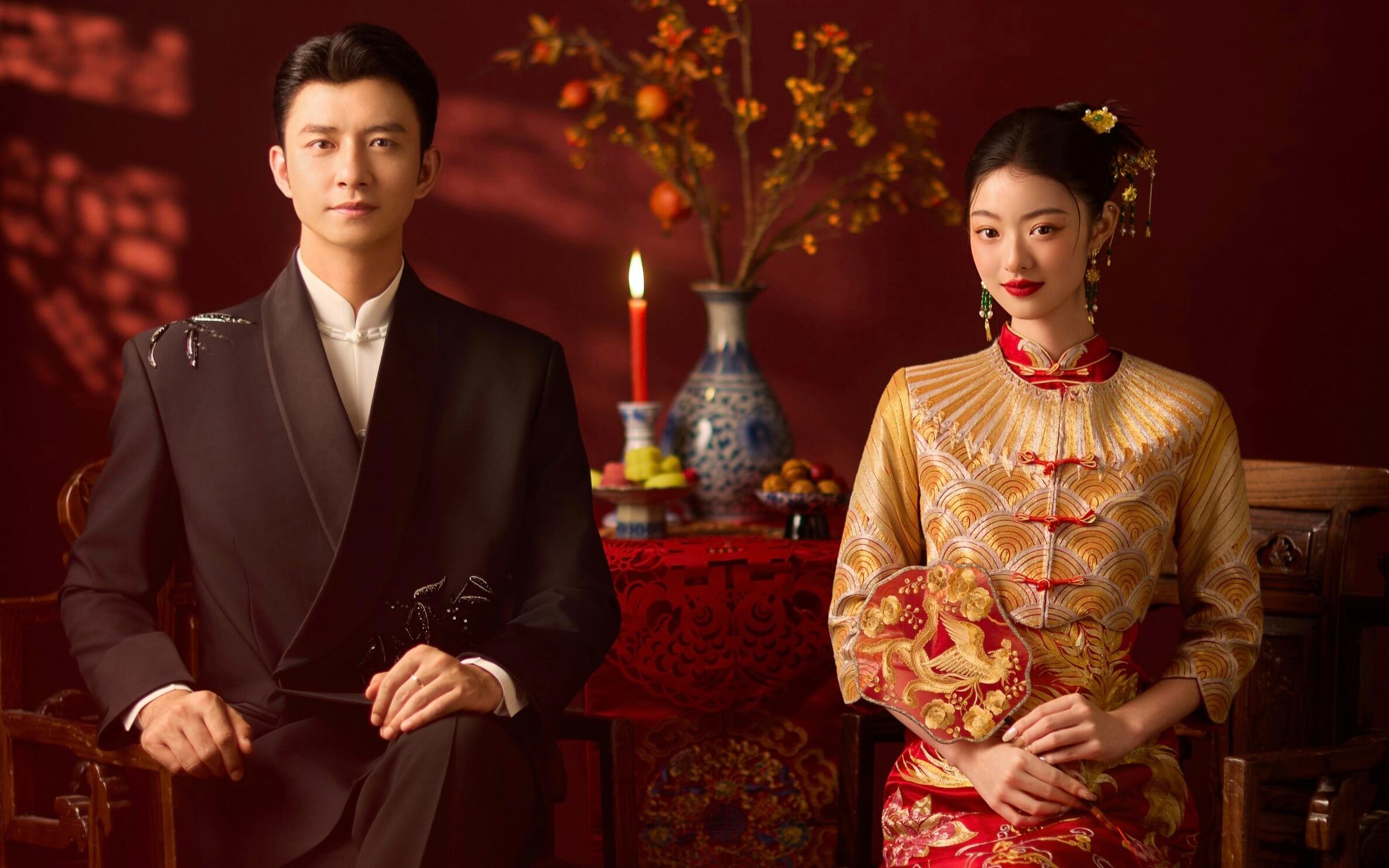 端庄大气的新中式婚纱照 越看越喜欢