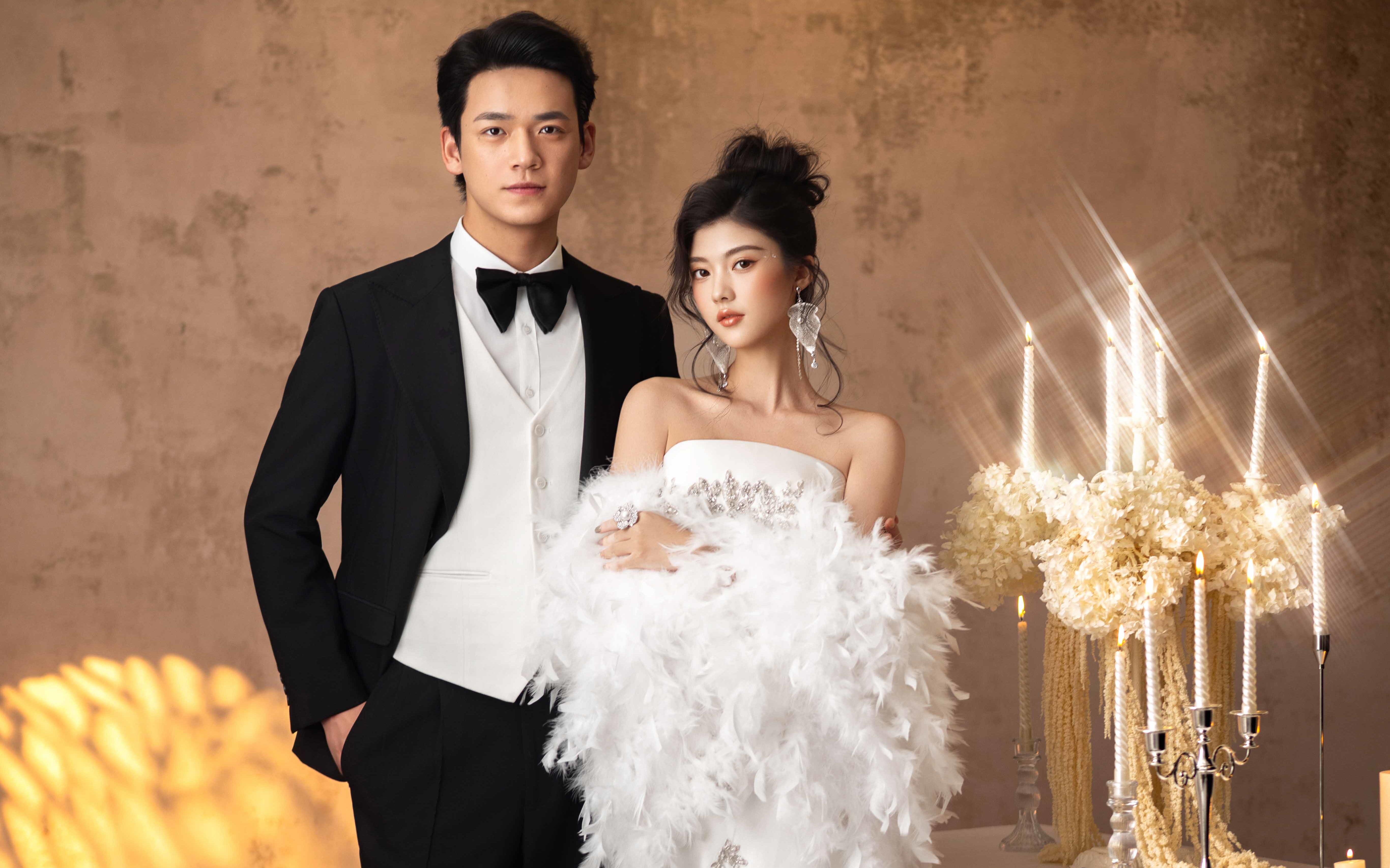 KAEN原創(chuàng)—韓式婚紗照 燭臺下的誓約