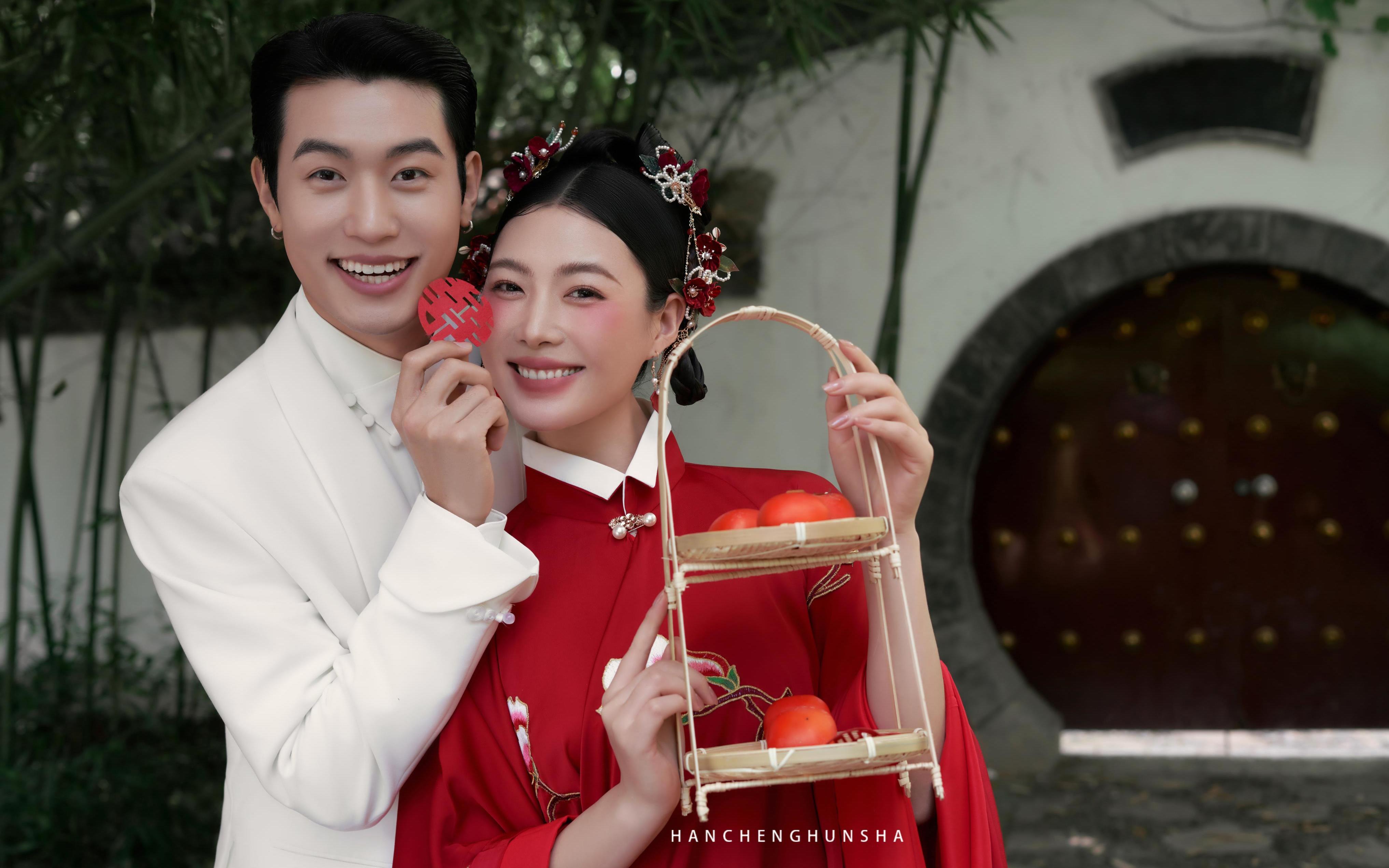 汉服控狂喜🏮 云栖竹径·误入仙境竹林婚纱照