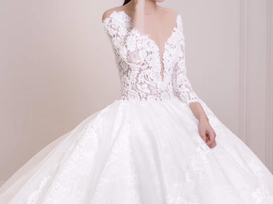 【推荐】7件租赁 包含主纱大拖+出门纱+礼服