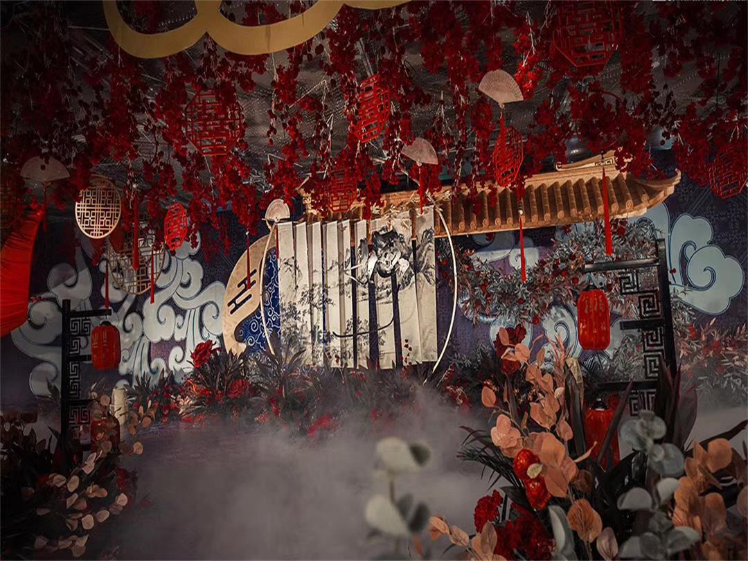 #浏阳VIVI婚纱#中式秀禾服自带拖尾+敬酒服#