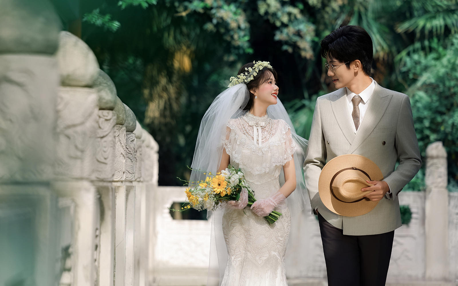 外景 l 被夸爆的復古園林婚紗照