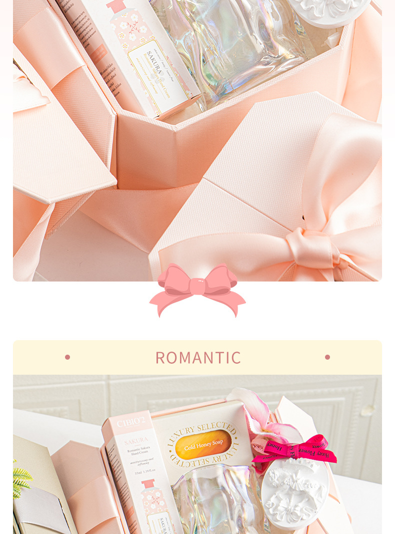 粉色八邊形禮盒 伴手禮女伴娘結(jié)婚送賓客回禮實(shí)用生日禮物