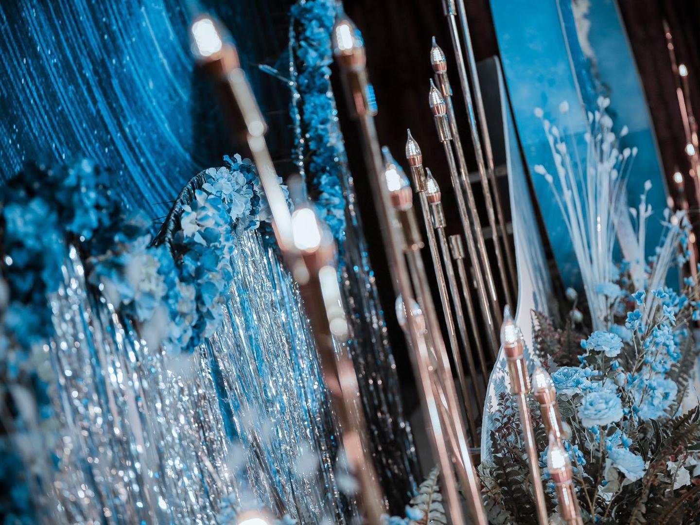 田也婚礼不到三米小厅设计【仰望星空】