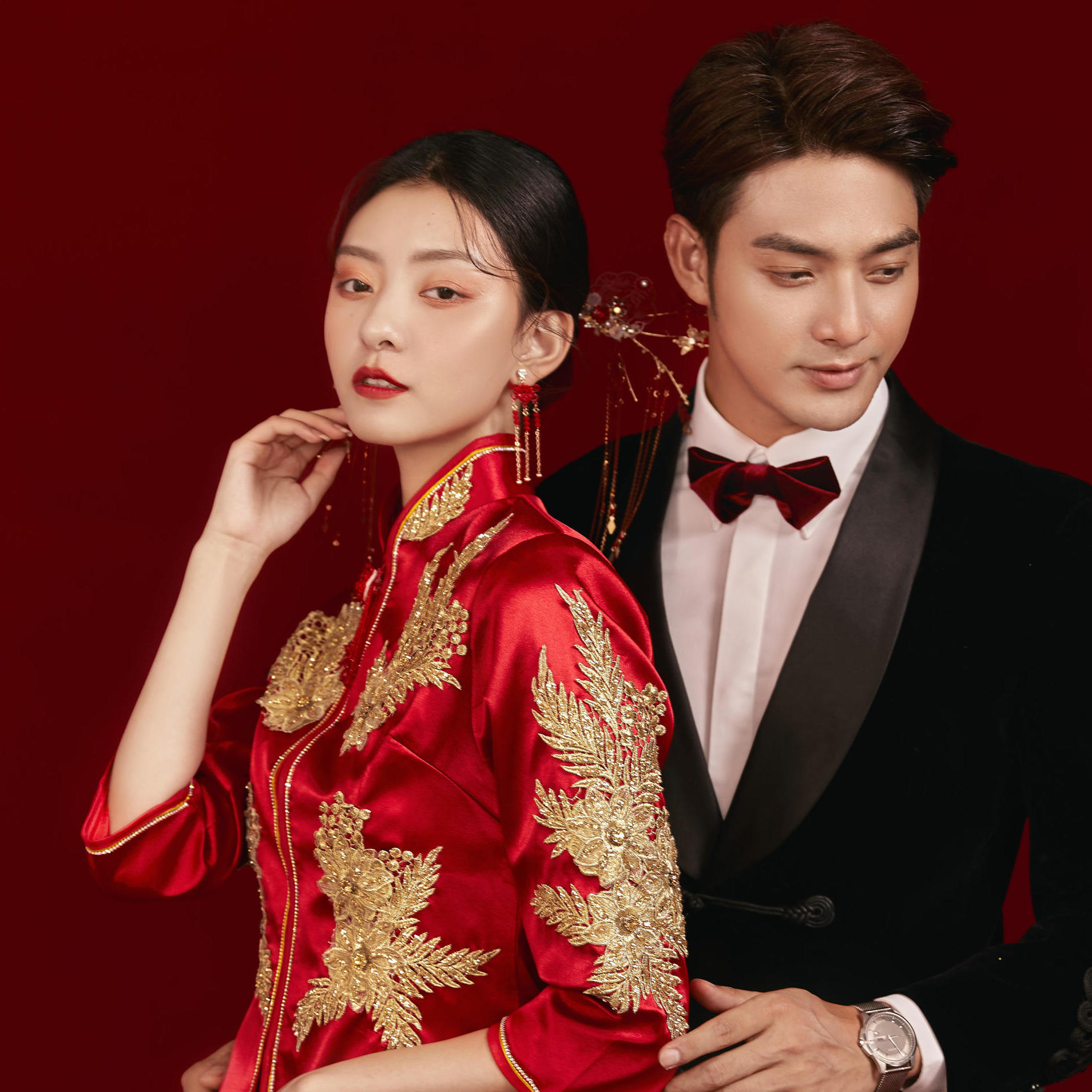 韩城.中式婚纱摄影底片全送团队升级