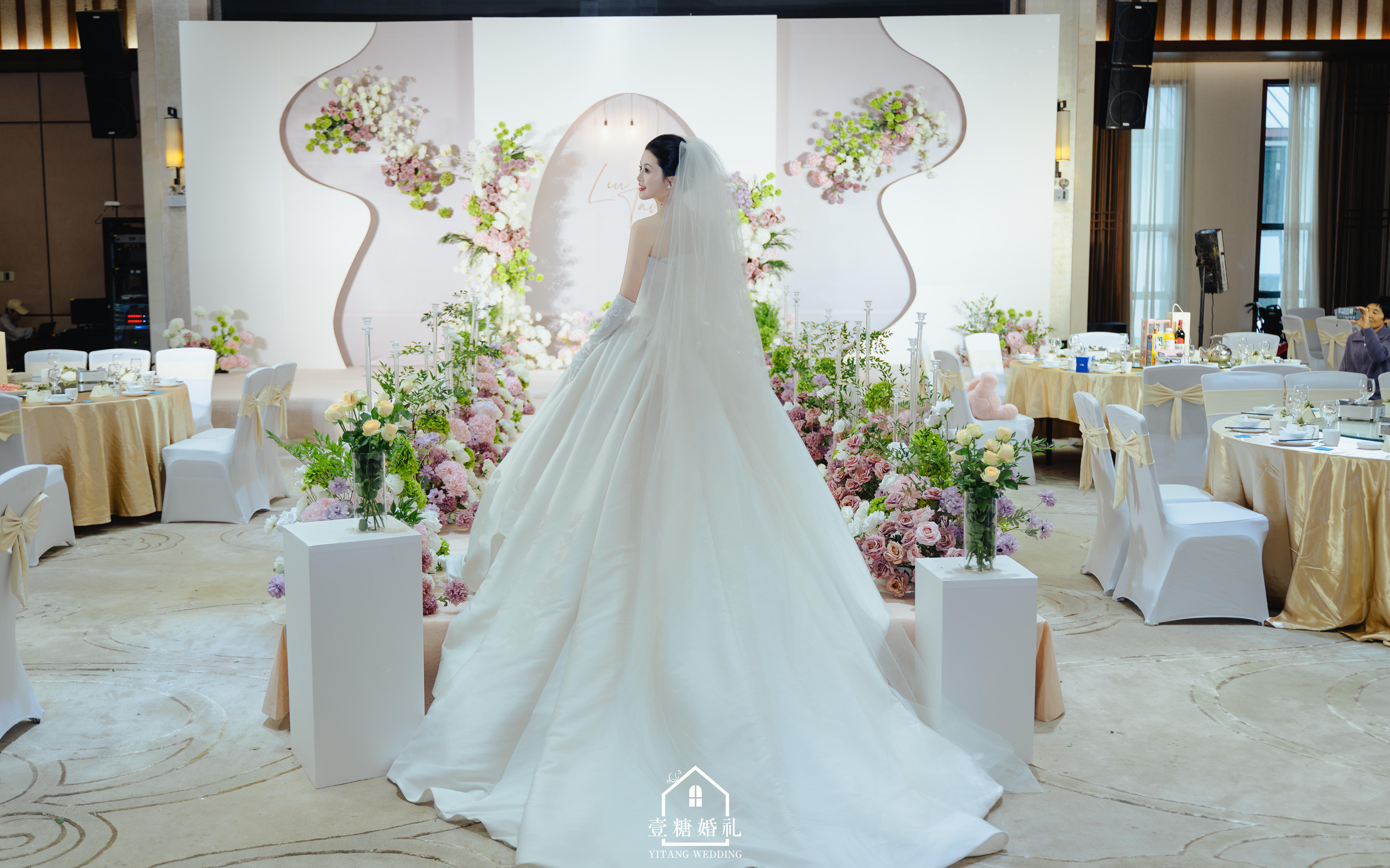 10.19文正书院小清新香槟粉婚礼