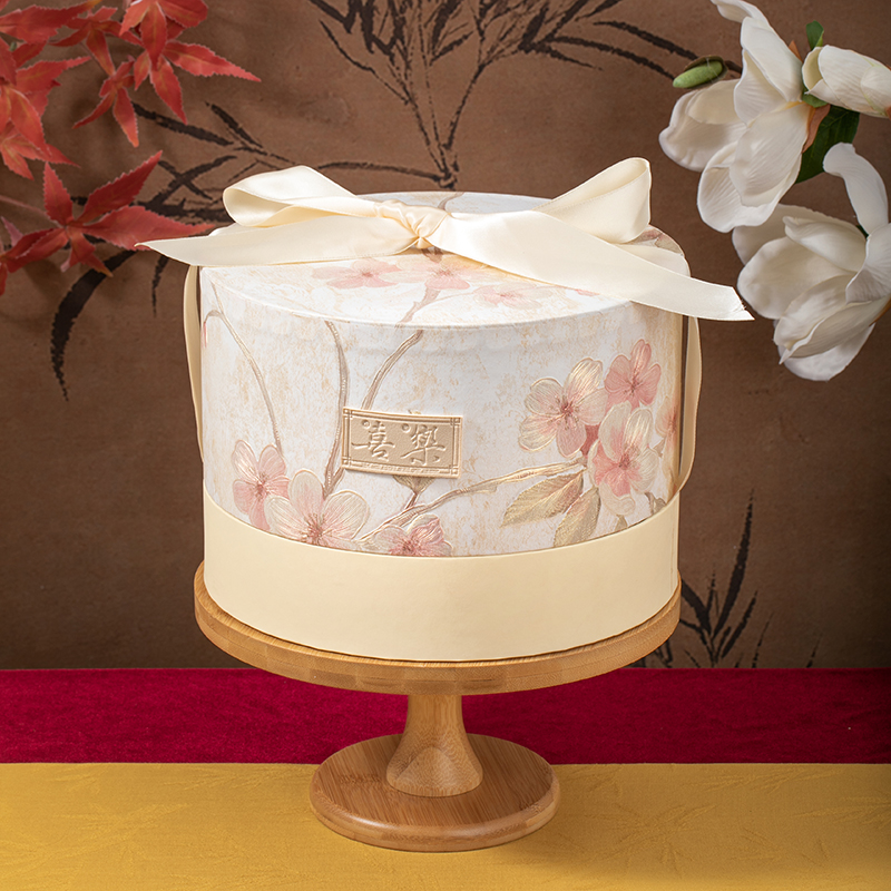 鎏金喜乐圆盒系列 伴手礼女伴娘结婚送宾客回礼实用新婚回礼