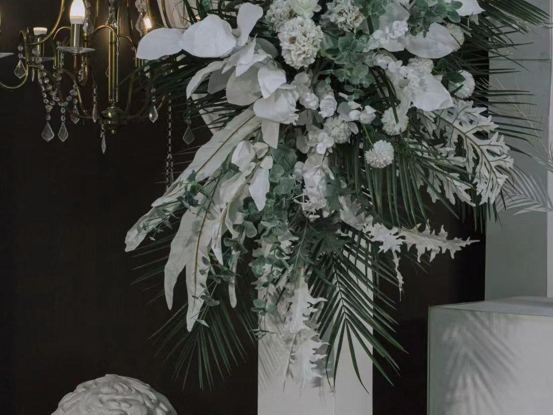 沭阳大酒店二楼白绿色满分设计婚礼