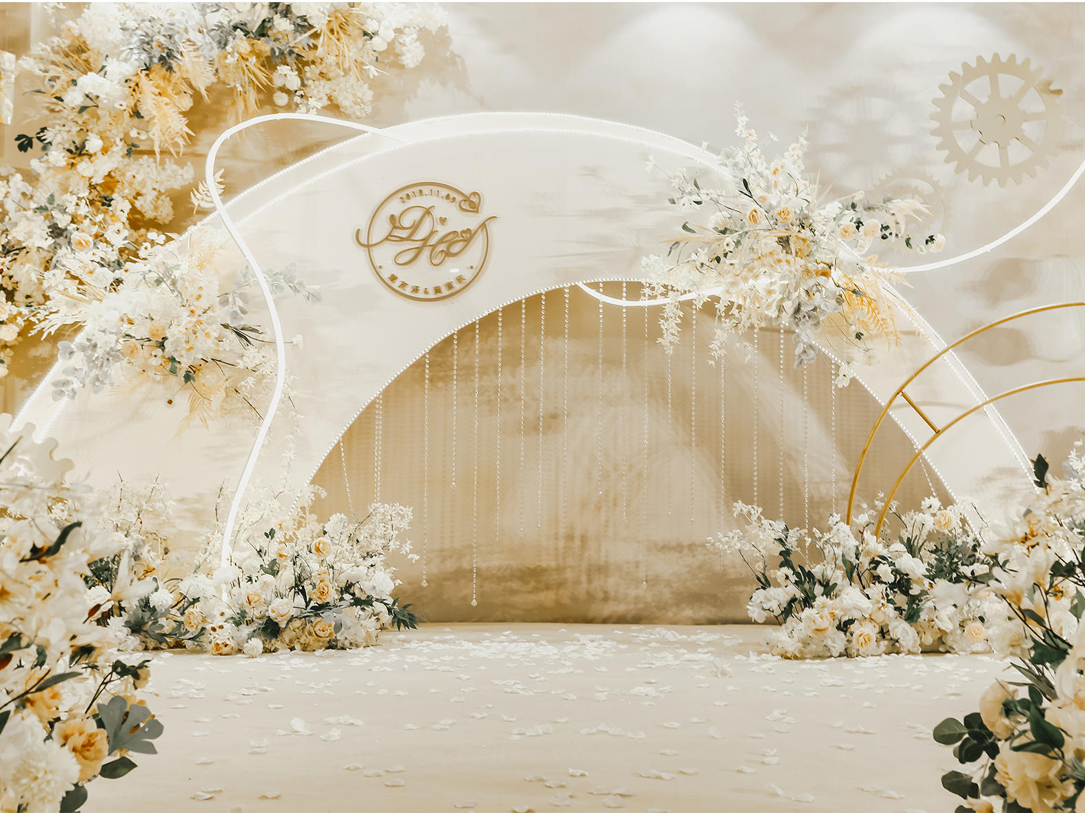 【诗亚图婚礼】清新耐看香槟色婚礼