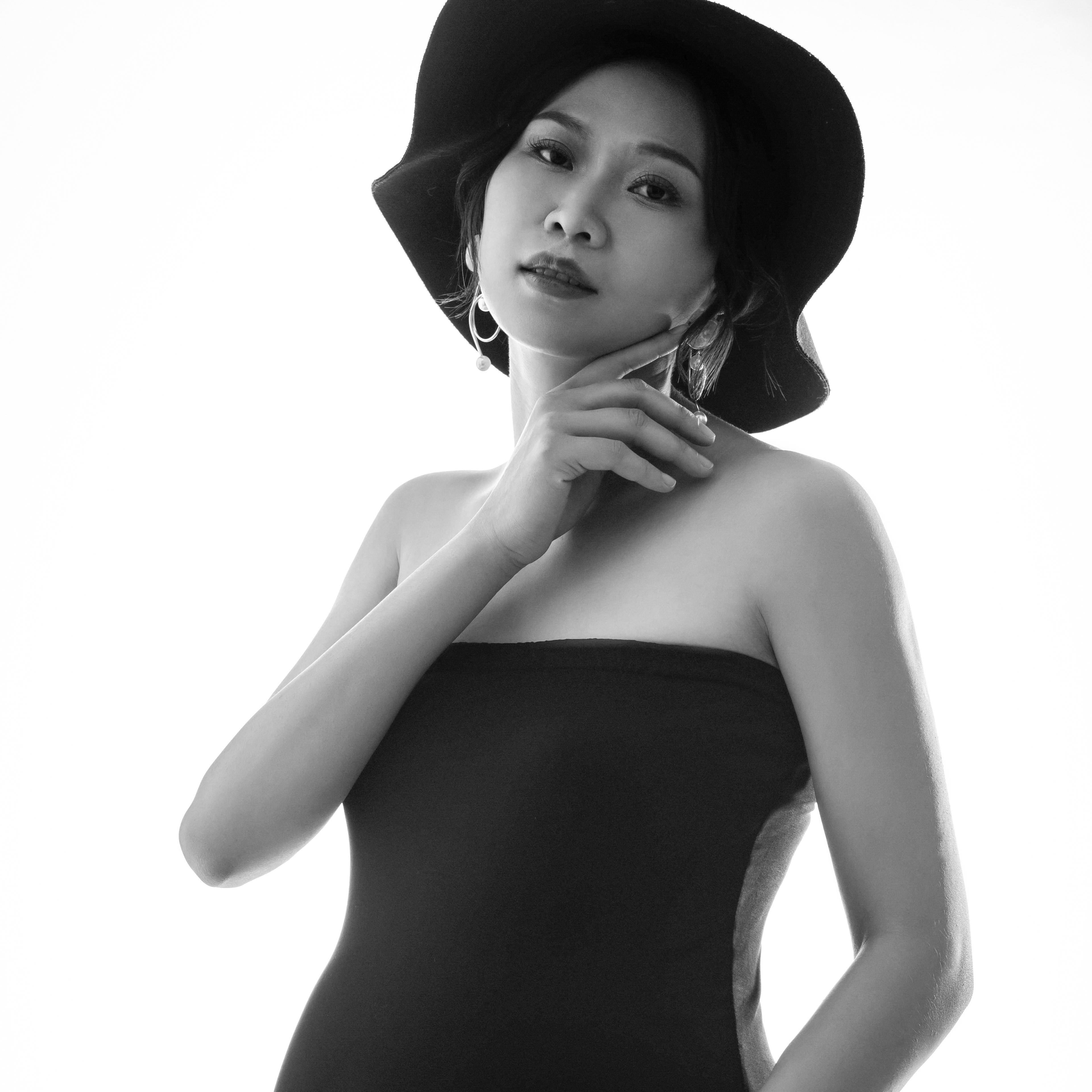 爱度孕妇照--黑色礼服孕妇照